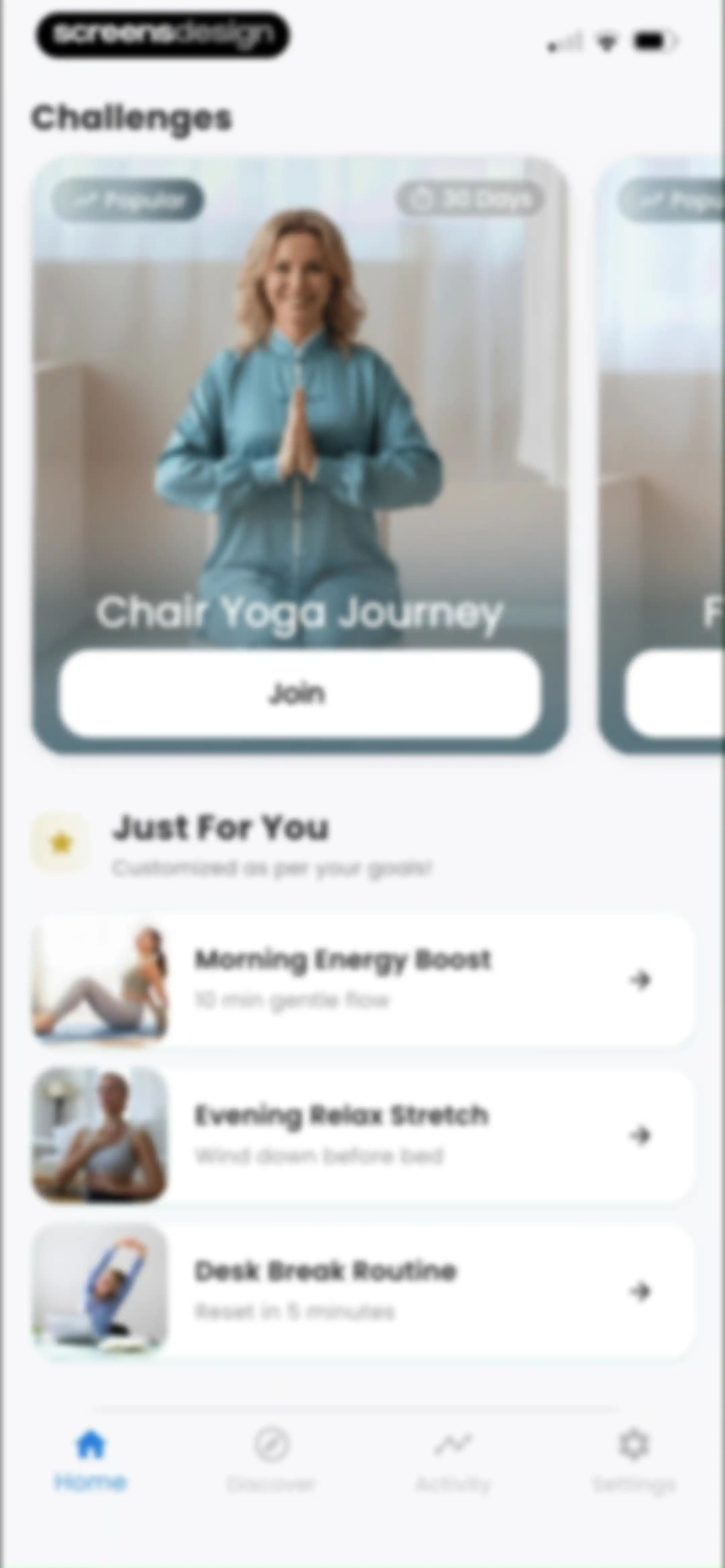 Tai Chi Walking : GentleFit screen 60