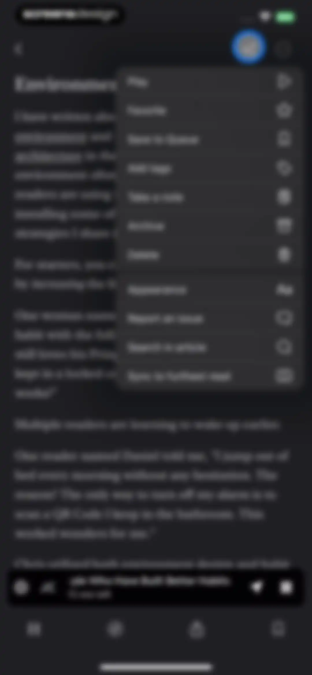 Matter: Reading App screen 42