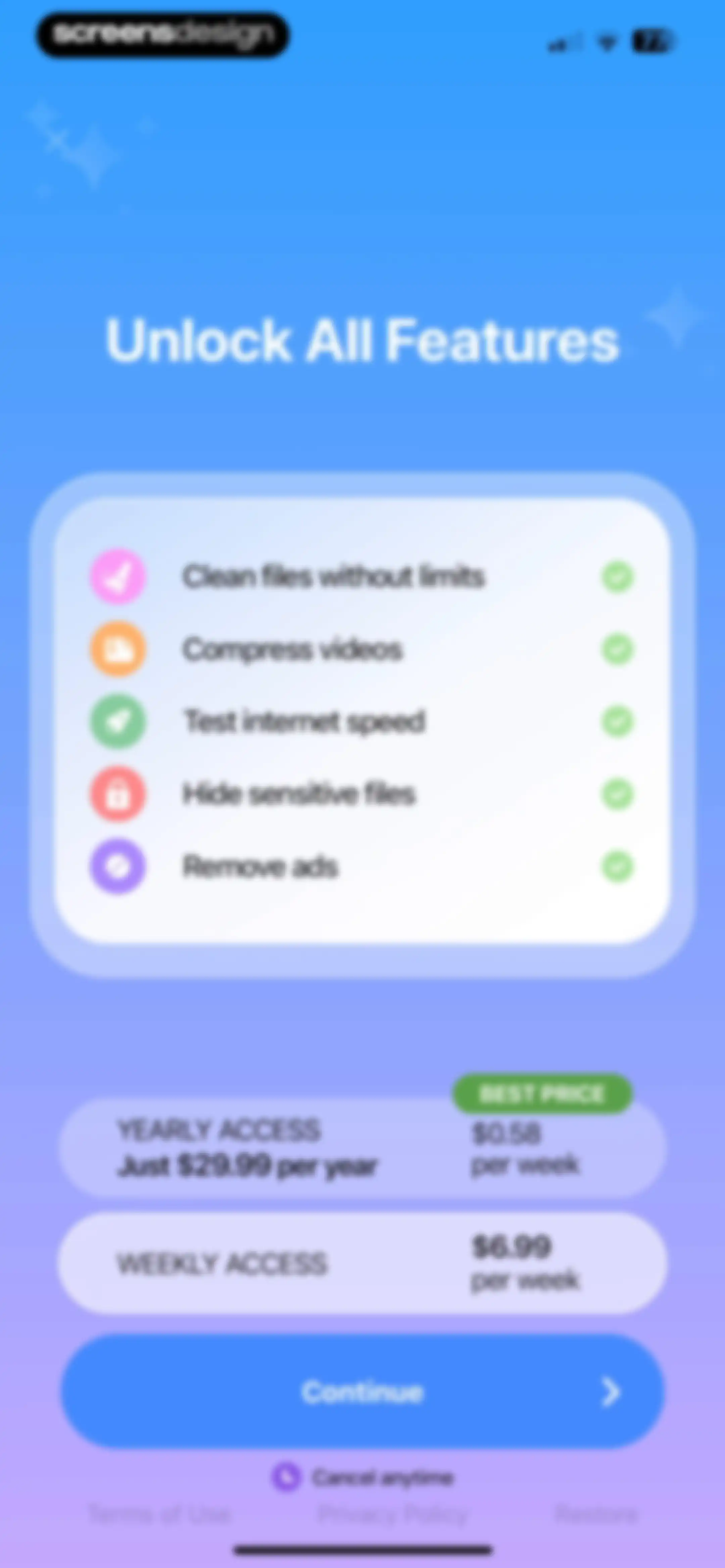 Cleaner Kit - Clean Up Storage screen 12