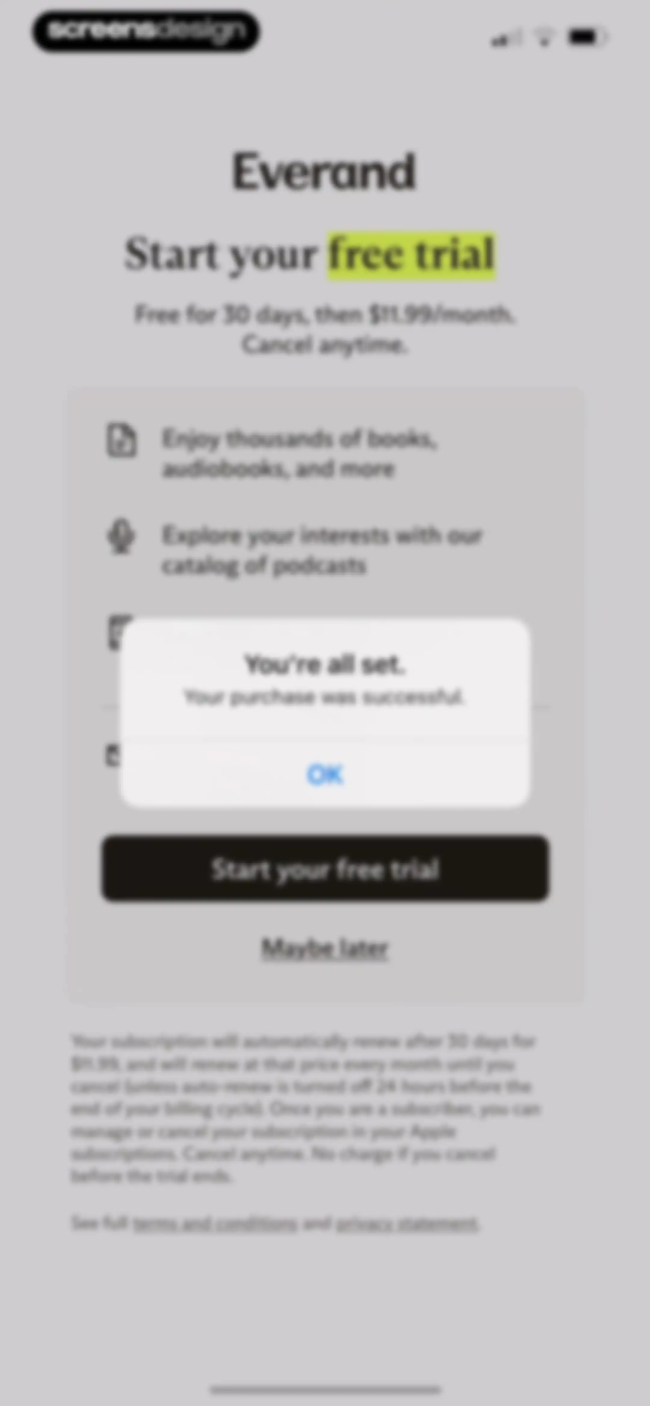 Everand: Audiobooks & Ebooks screen 12