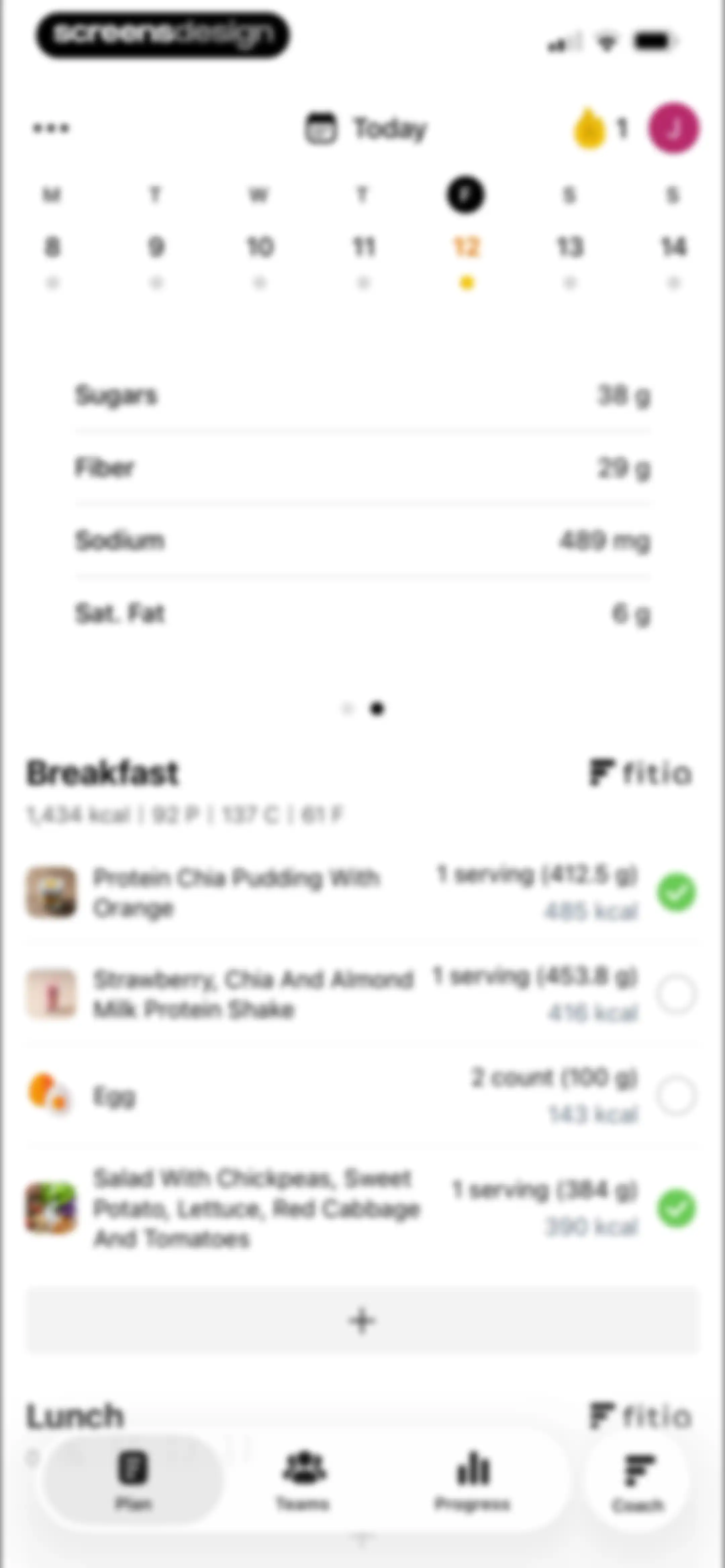 Fitia: Calorie Counter & Diet screen 104