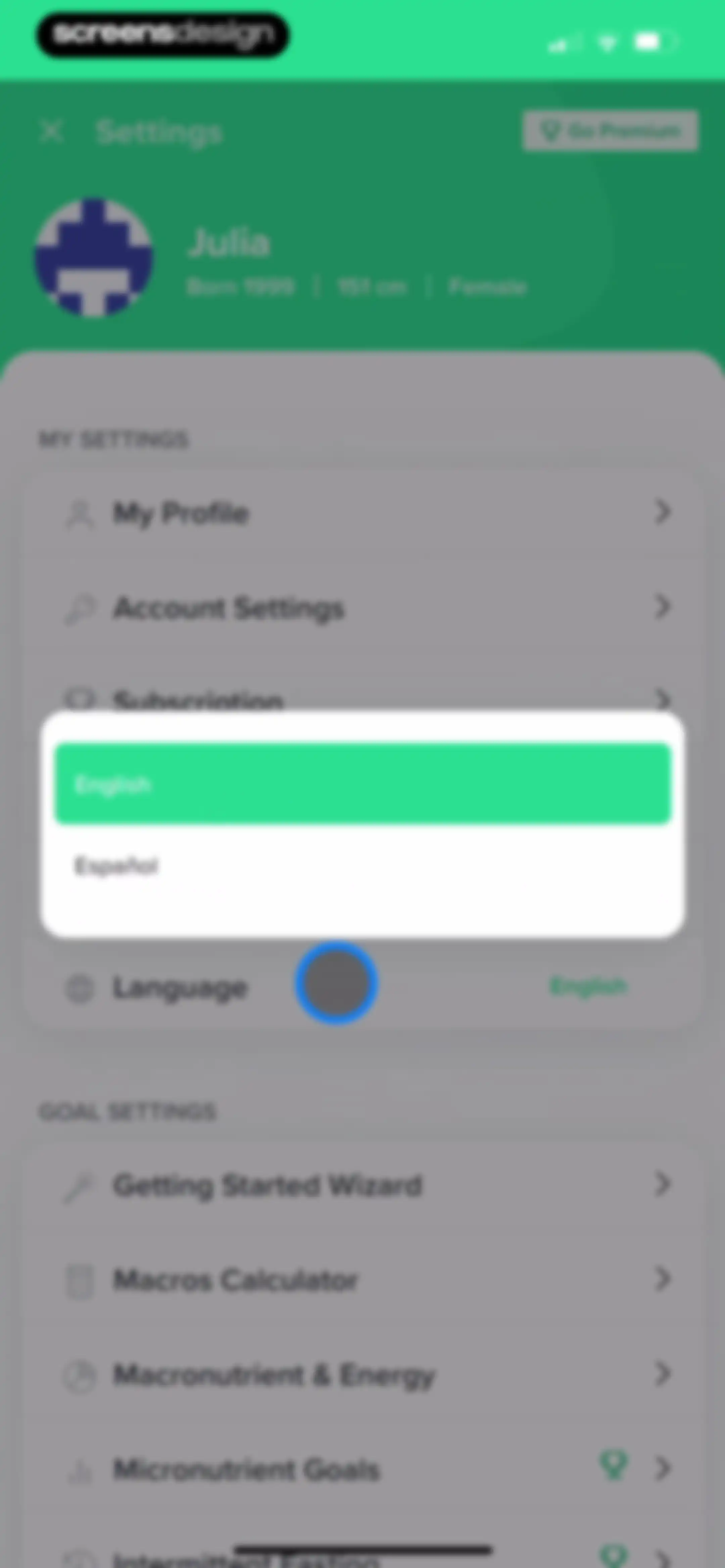 Carb Manager: Keto & Macro Log screen 301