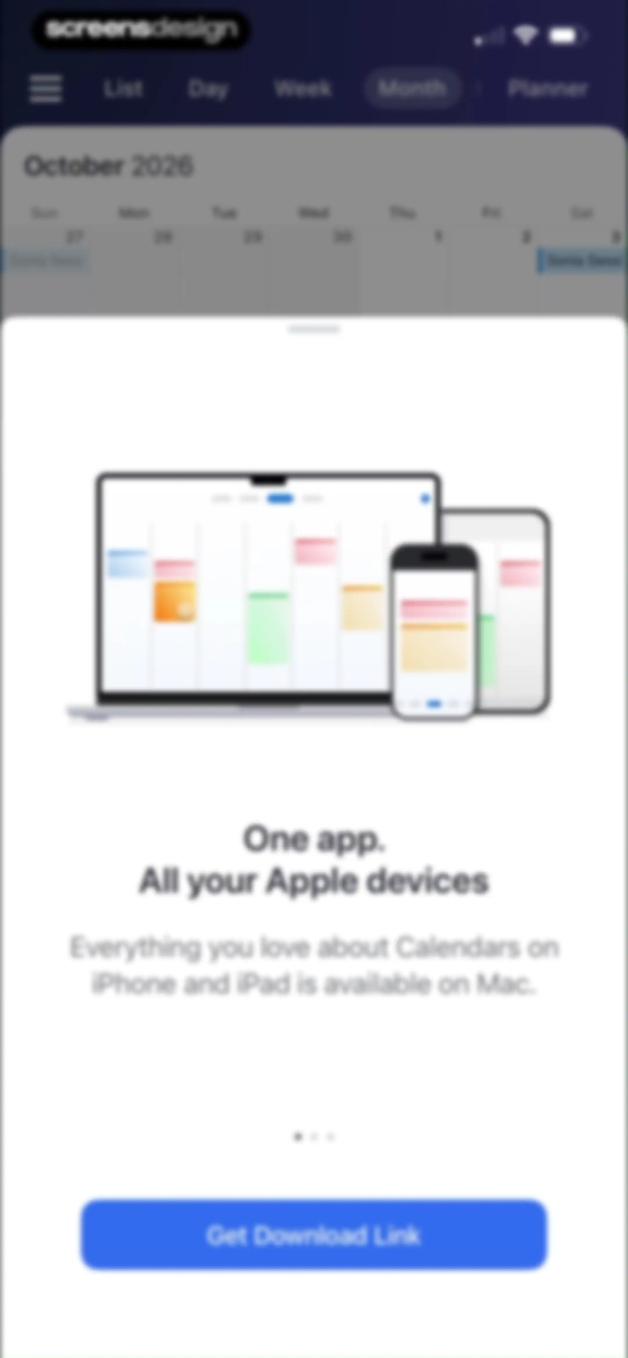Calendars: Schedule Planner screen 78