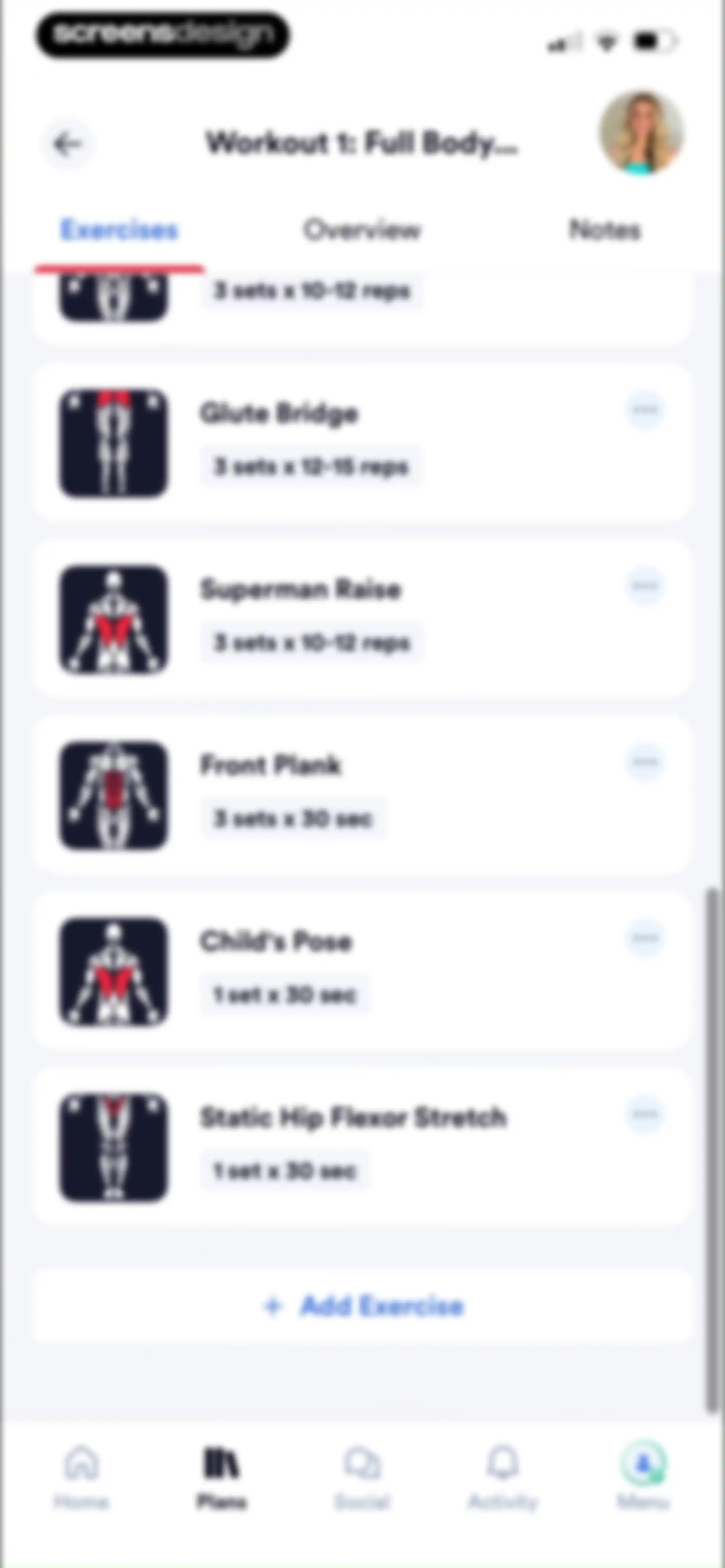 Caliber: Strength Training screen 145