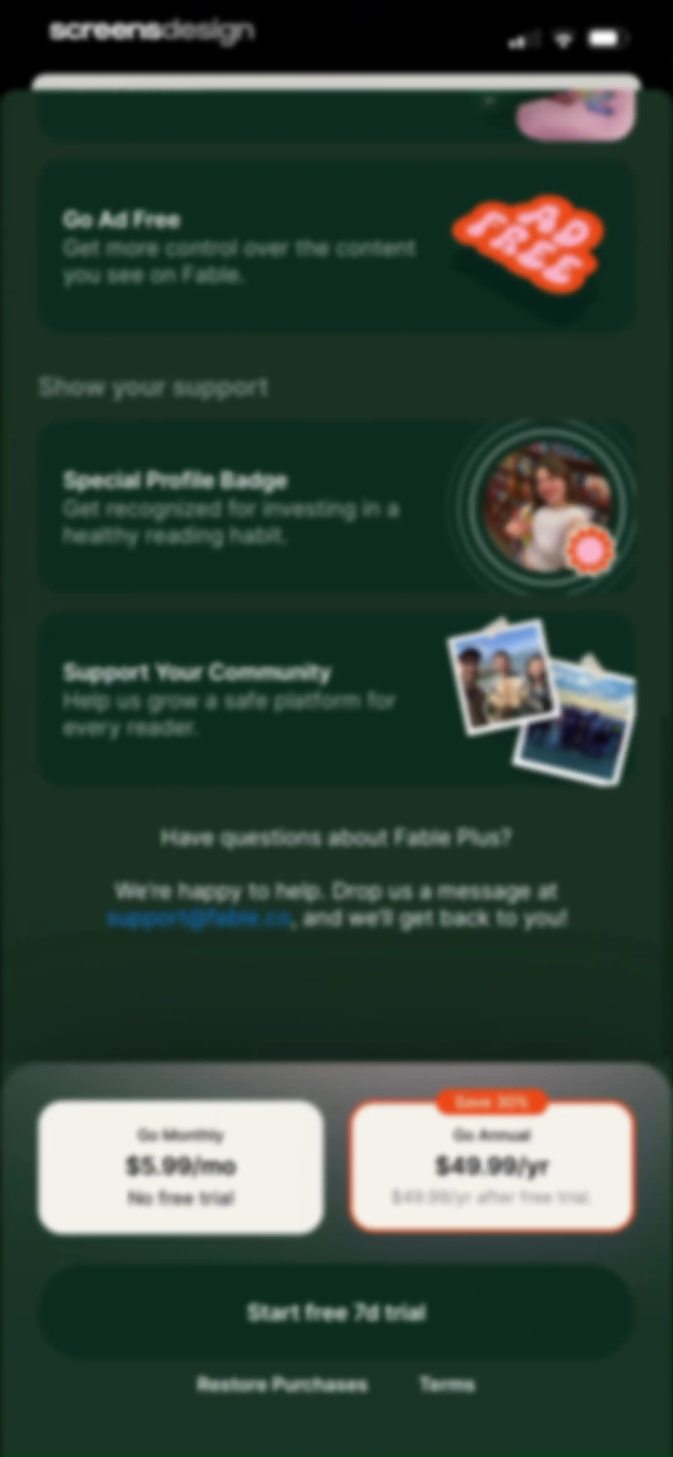 Fable: Track & Discuss Books screen 32