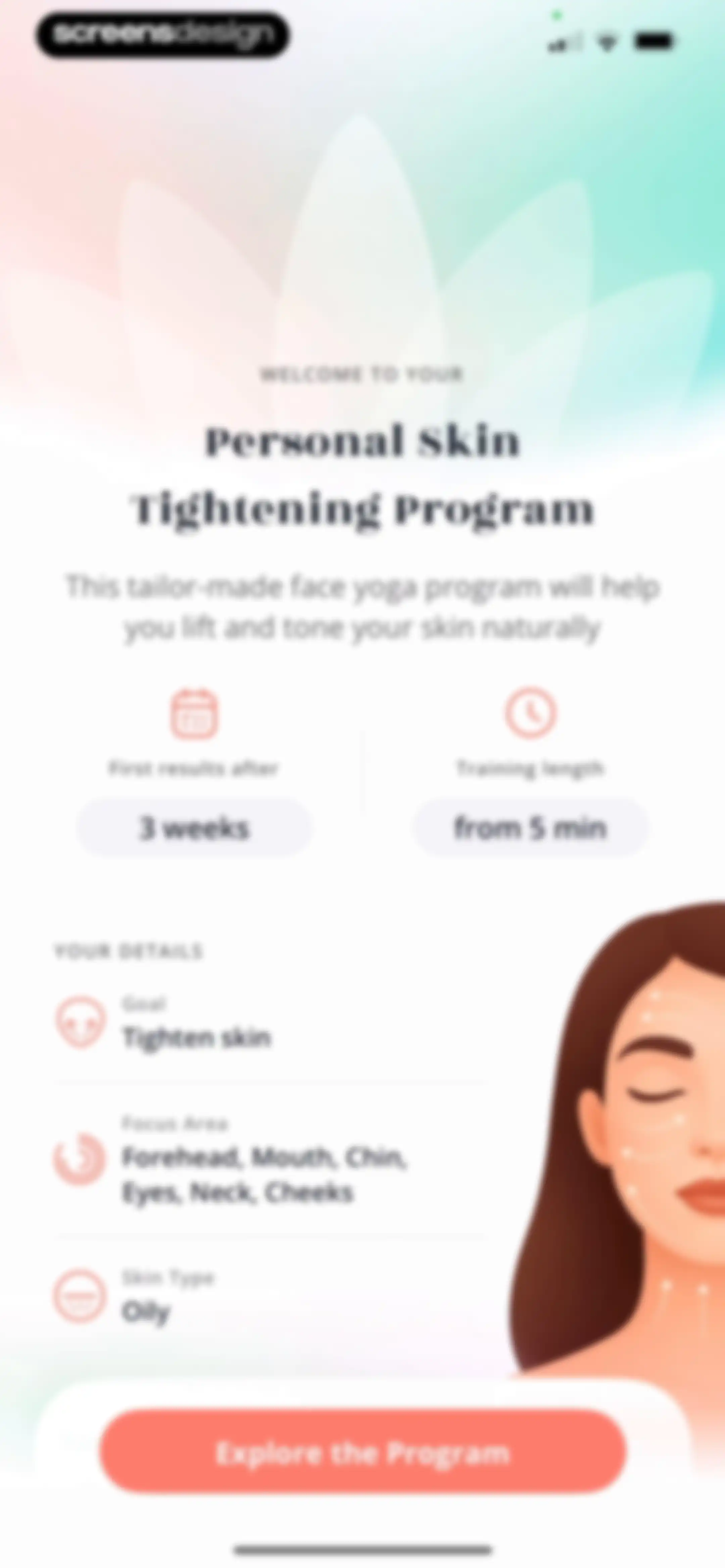 Luvly: Face Yoga Exercises screen 44