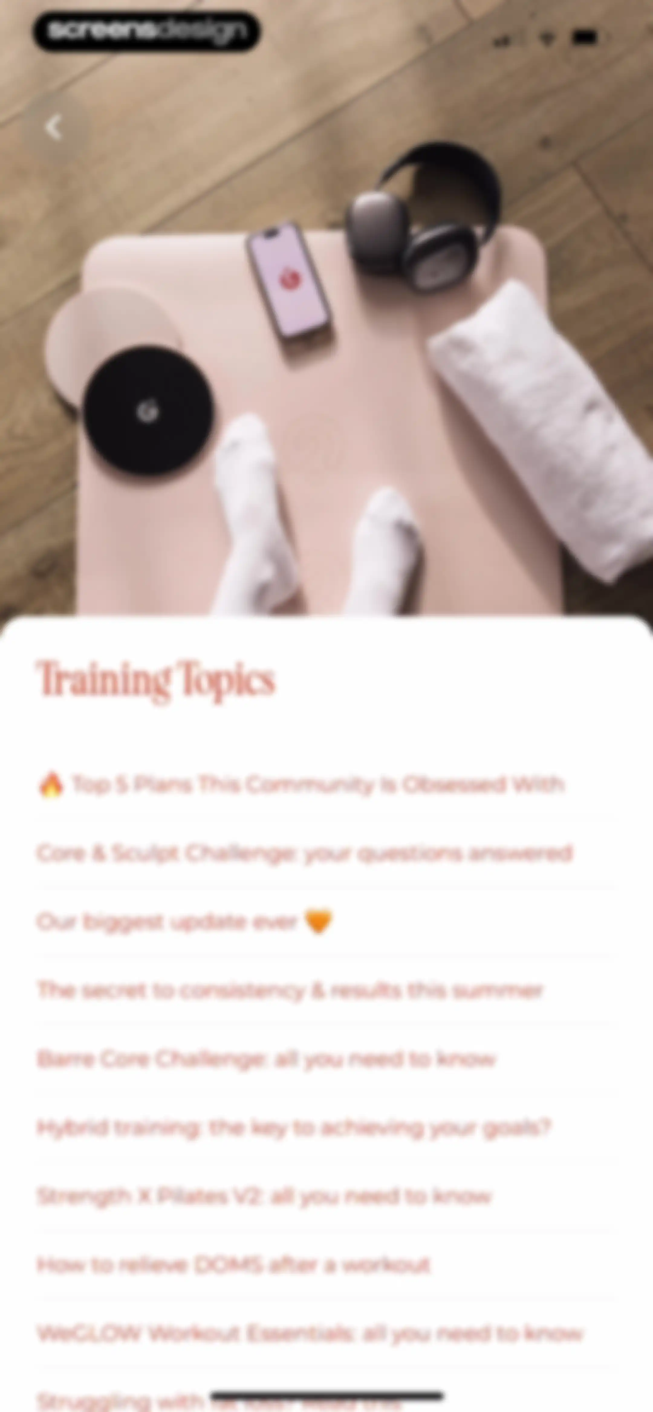 WeGLOW: Home Workout for Women screen 162