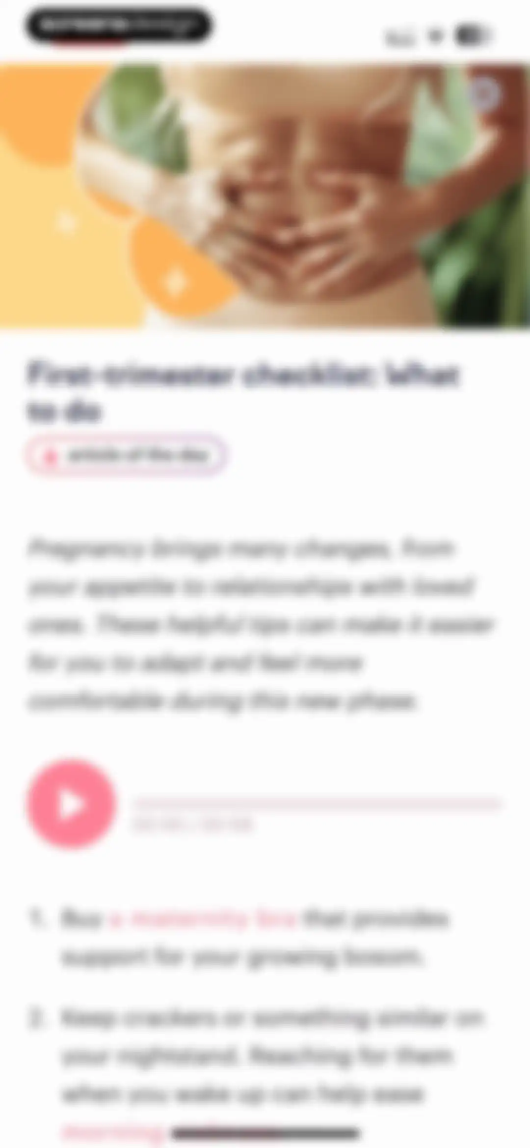 amma: Pregnancy & Baby Tracker screen 88