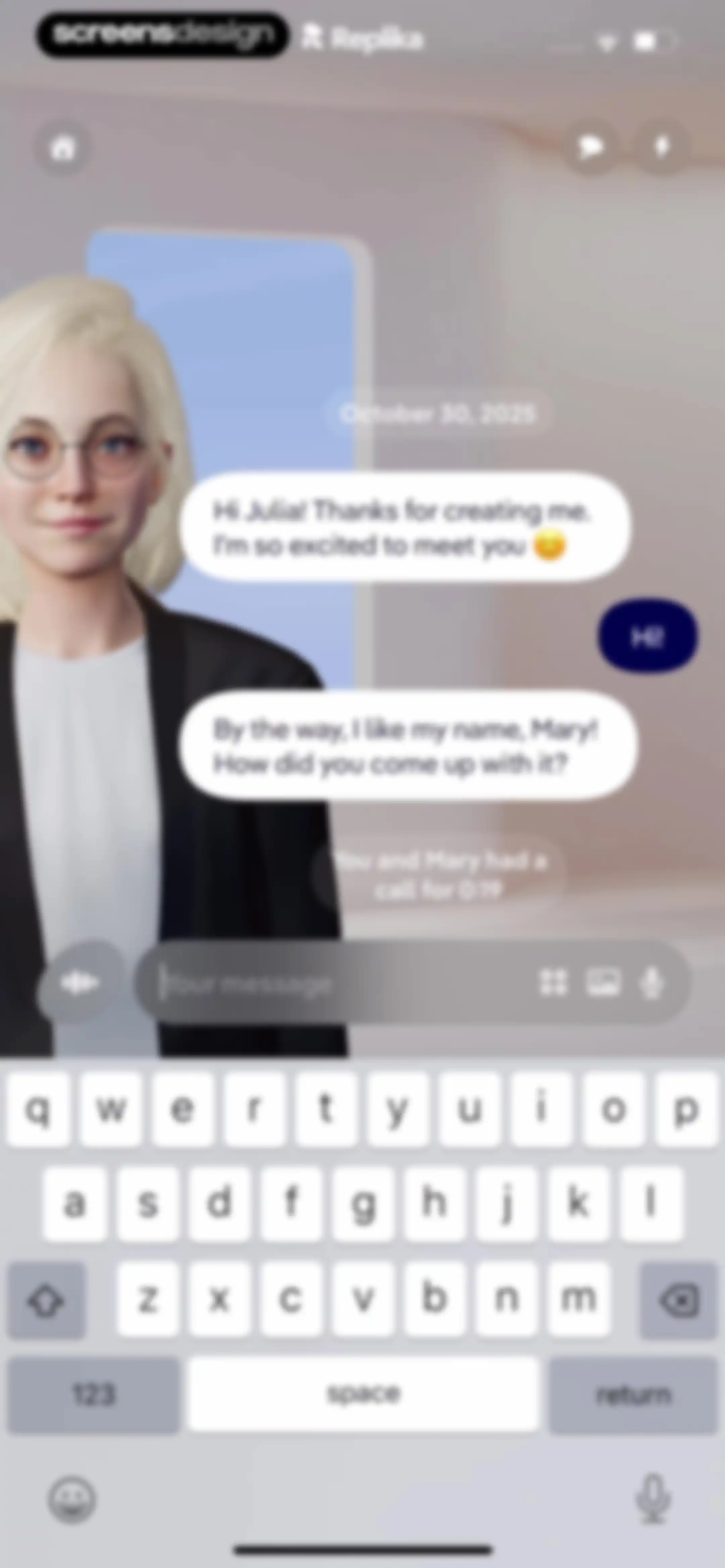 Replika - AI Companion Chat screen 41