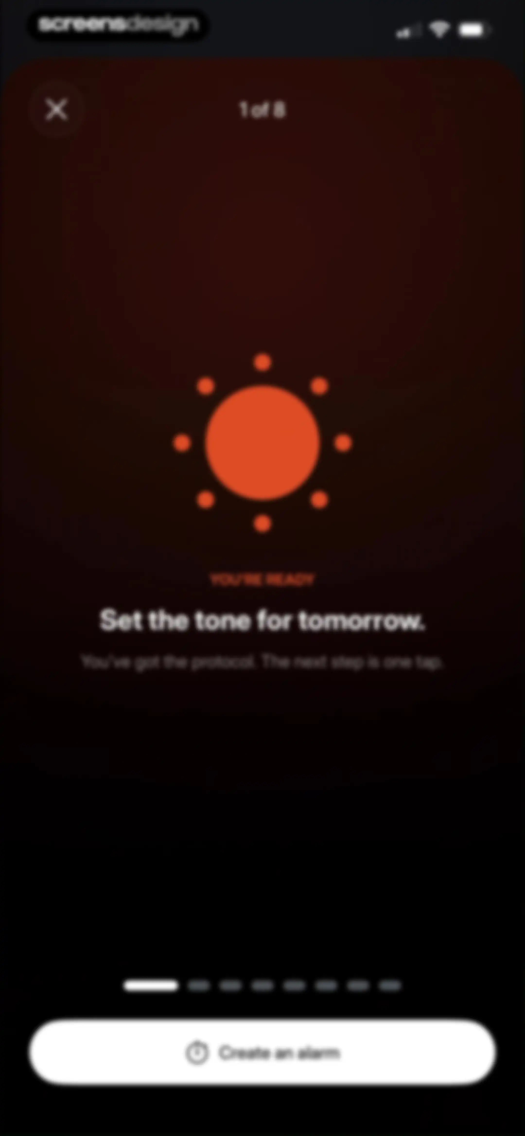 Flow - Wake Up screen 104