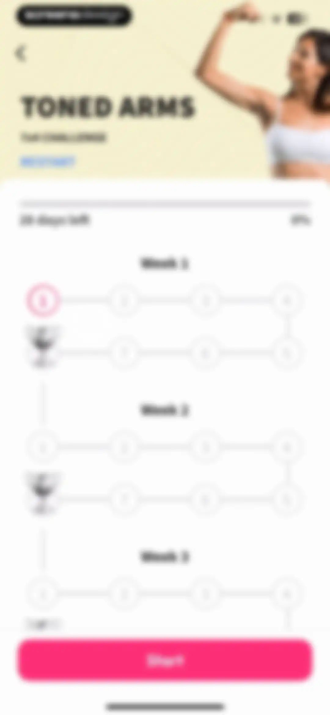 Workout for Women: Fit at Home screen 79