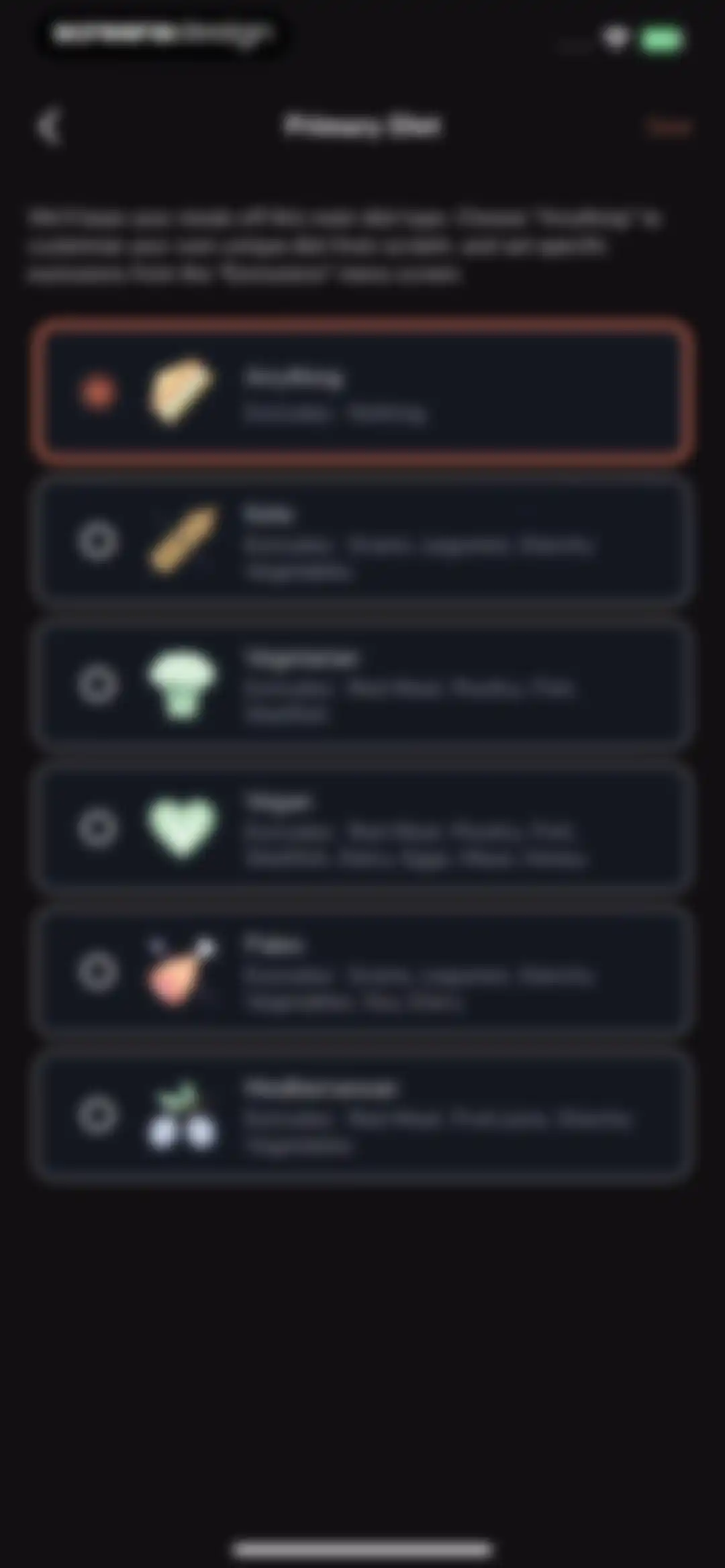 Eat This Much - Meal Planner screen 112
