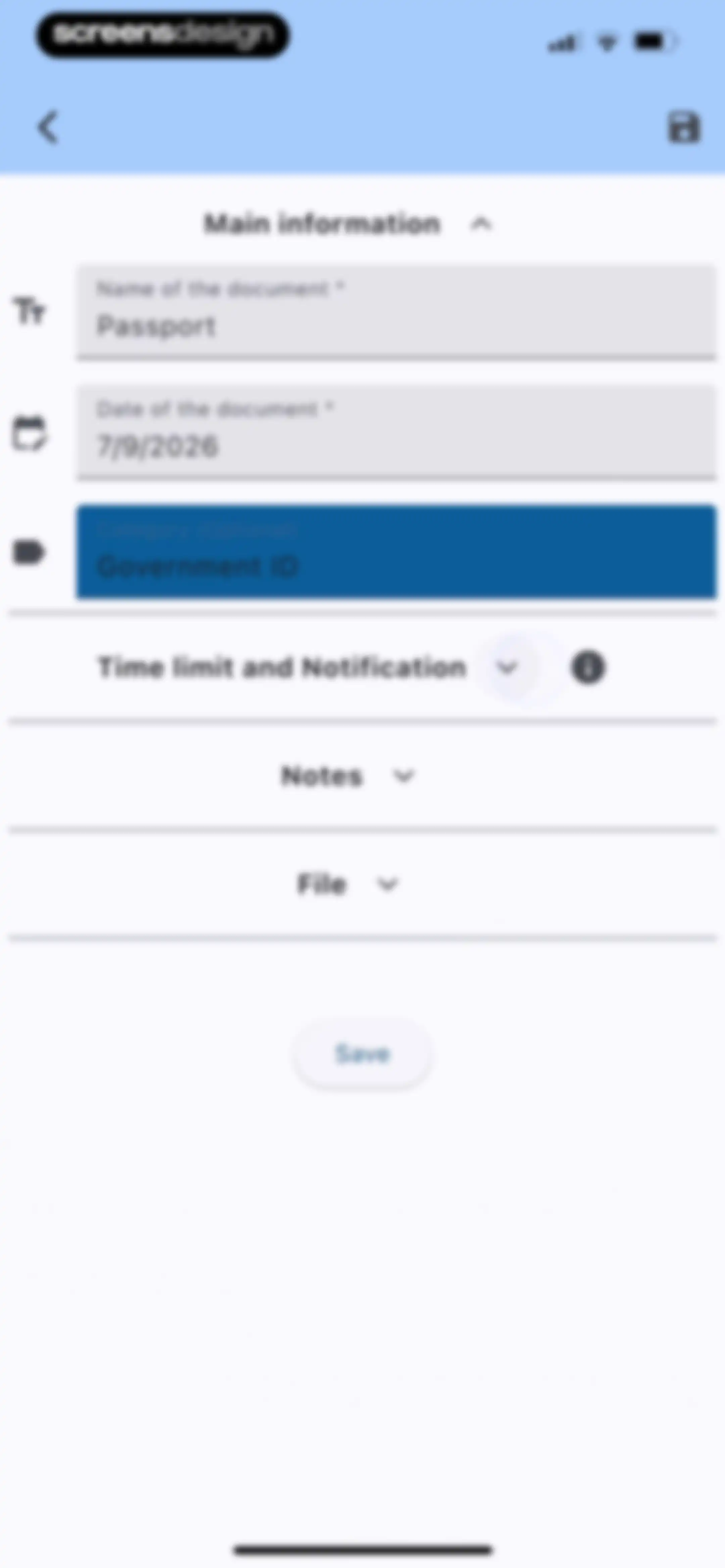 ExpiNotif: Expiration dates screen 11