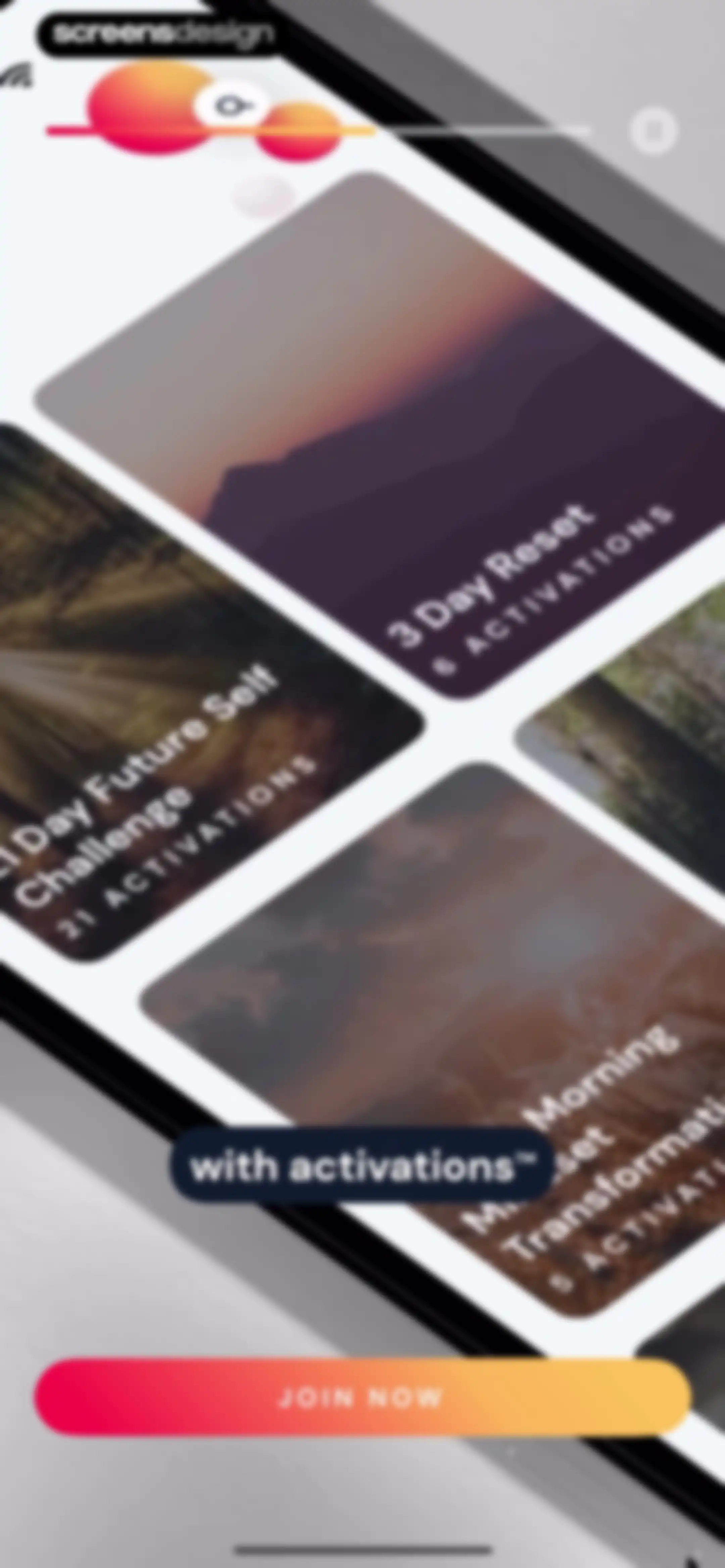 Activations: Daily Motivation screen 8