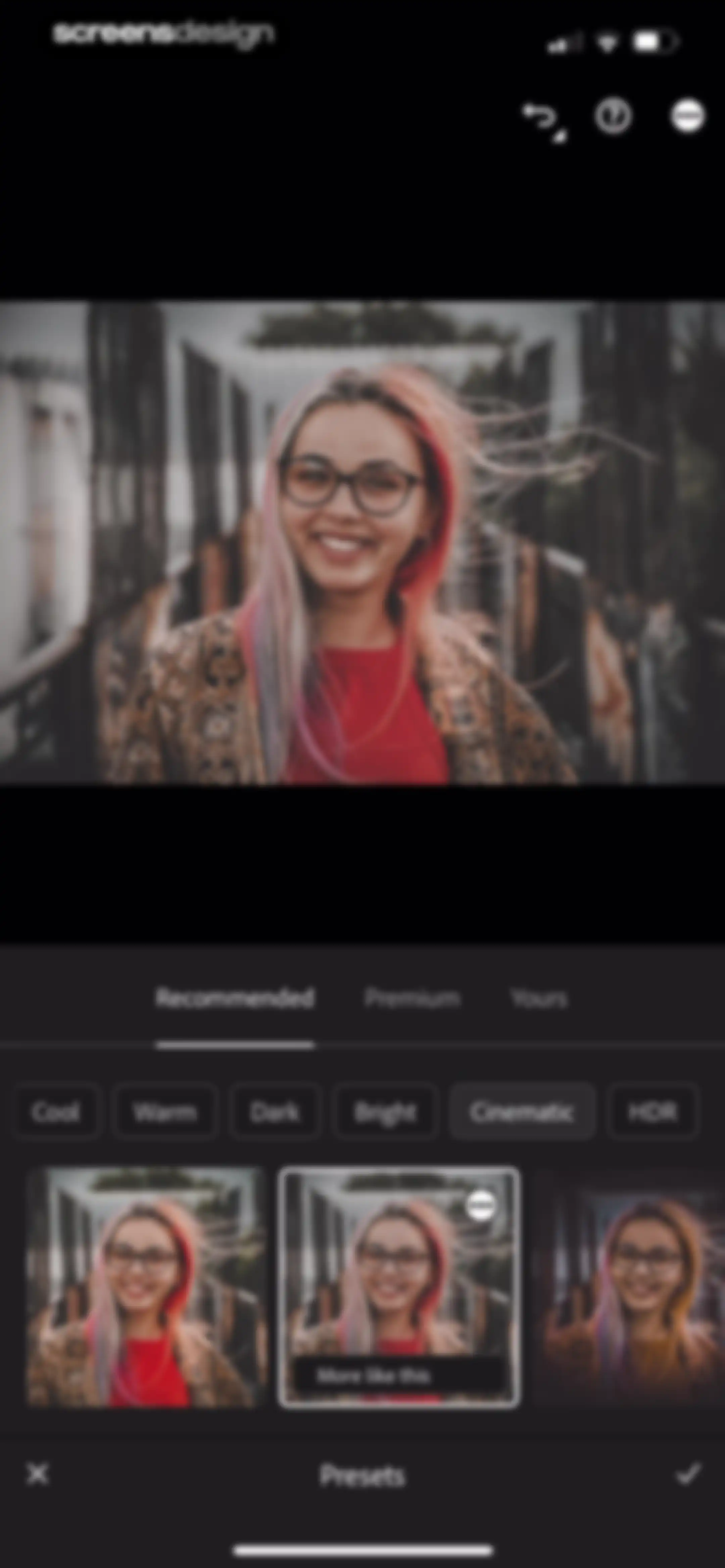 Lightroom: AI Photo Editor screen 71