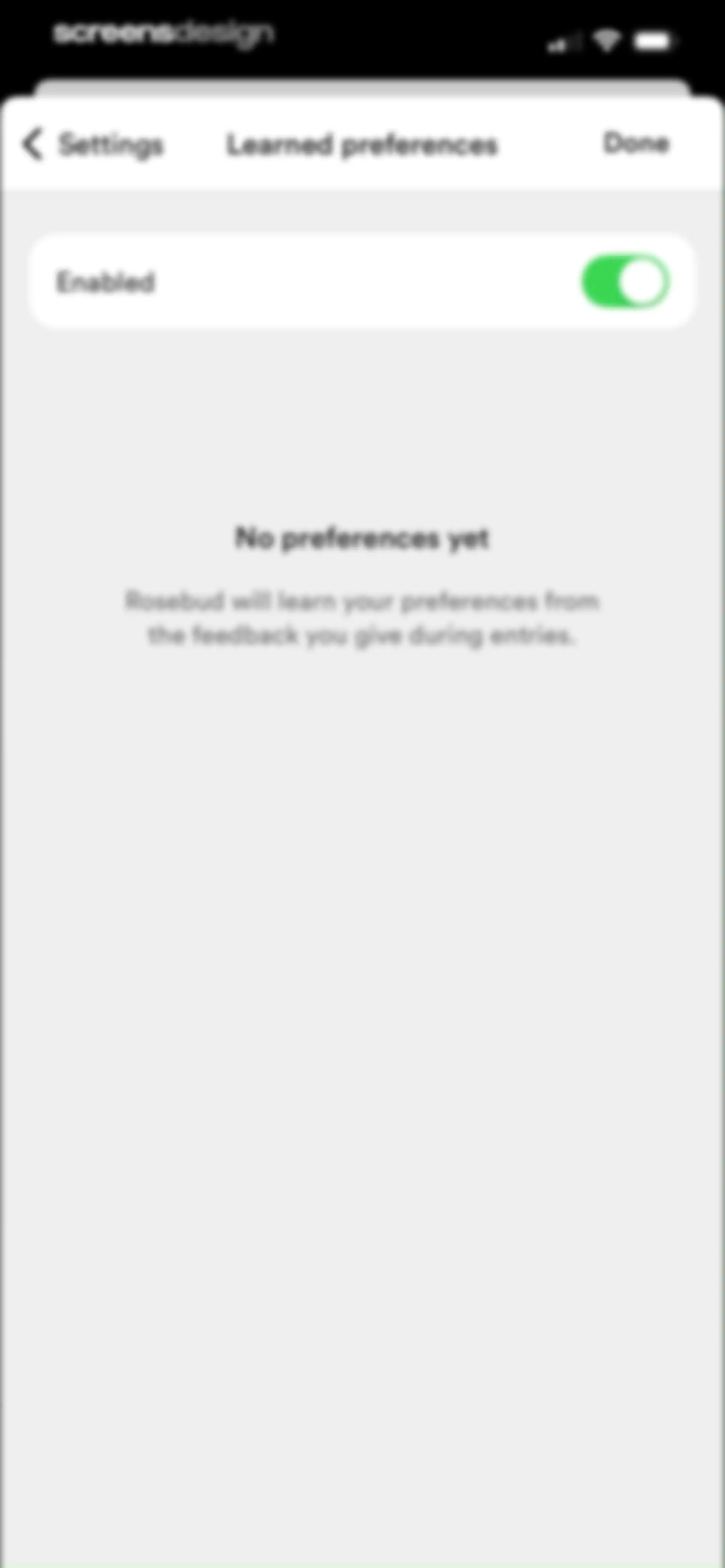 Rosebud: AI Journal & Diary screen 125