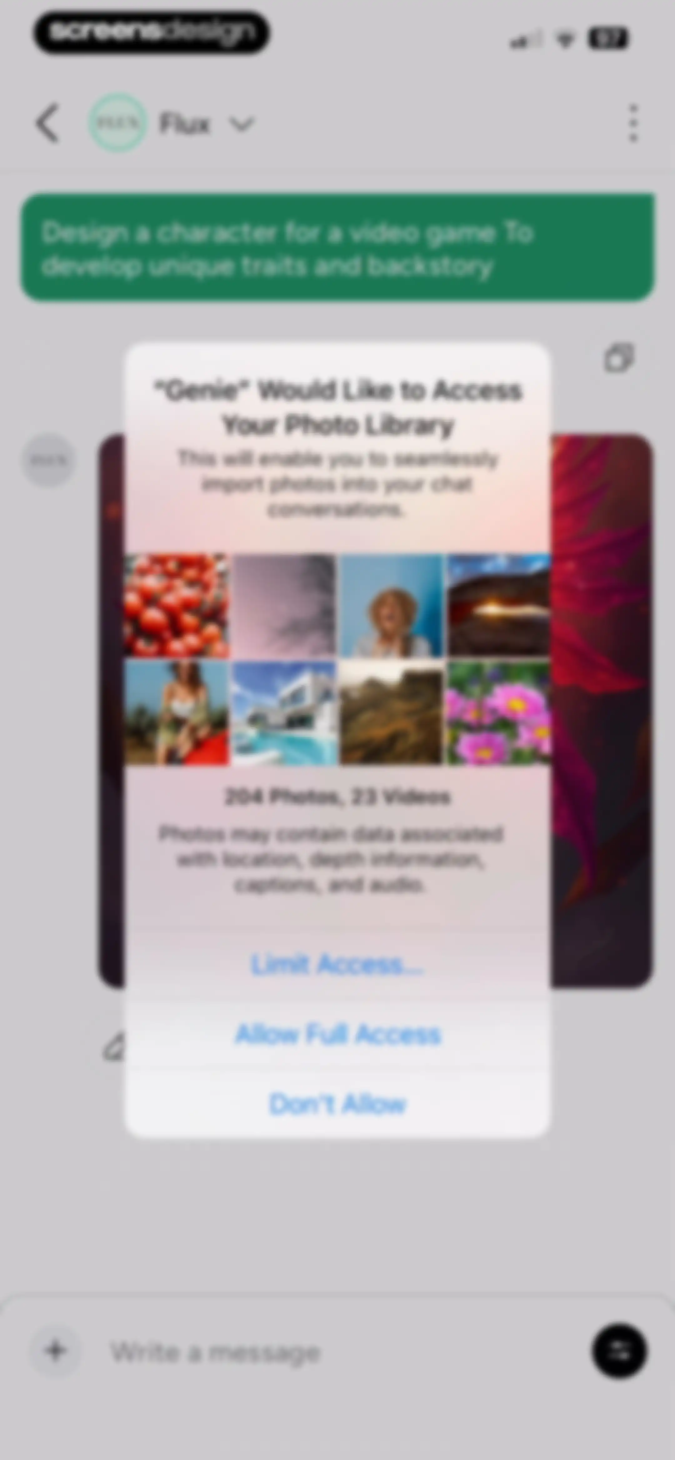 Chatbot AI Assistant - Genie screen 35