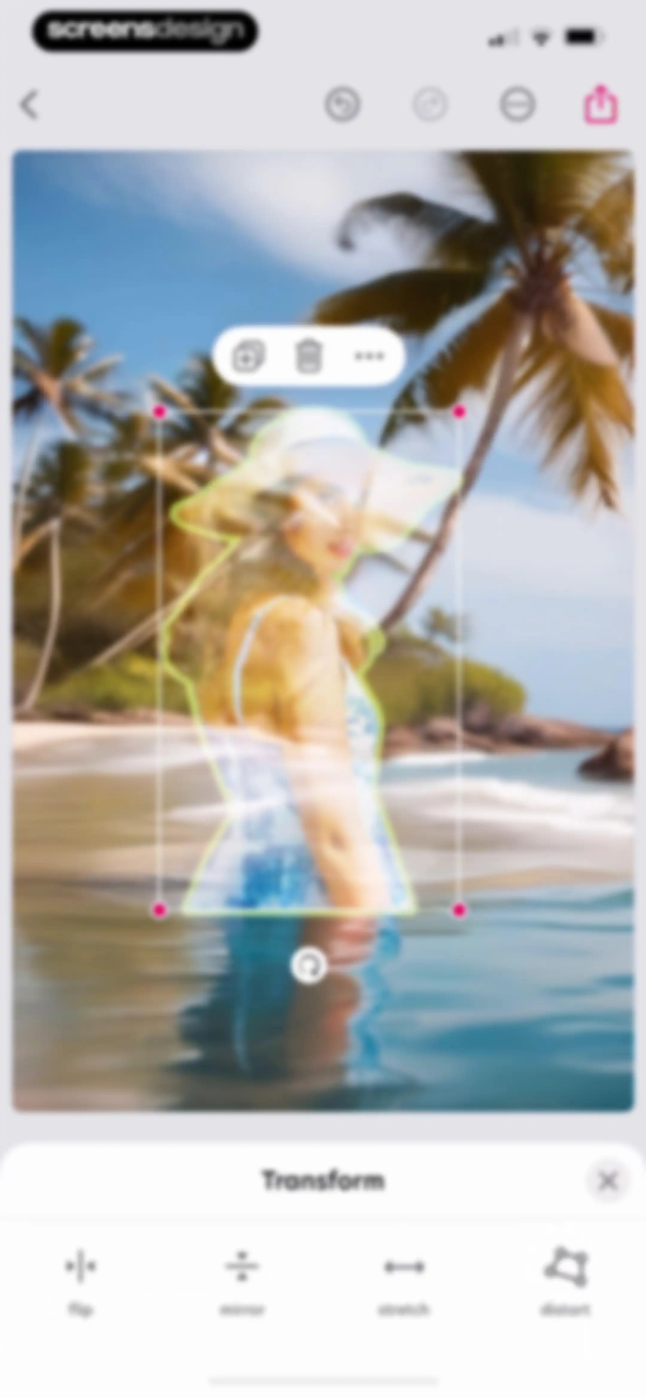 Bazaart AI Photo Editor Design screen 93