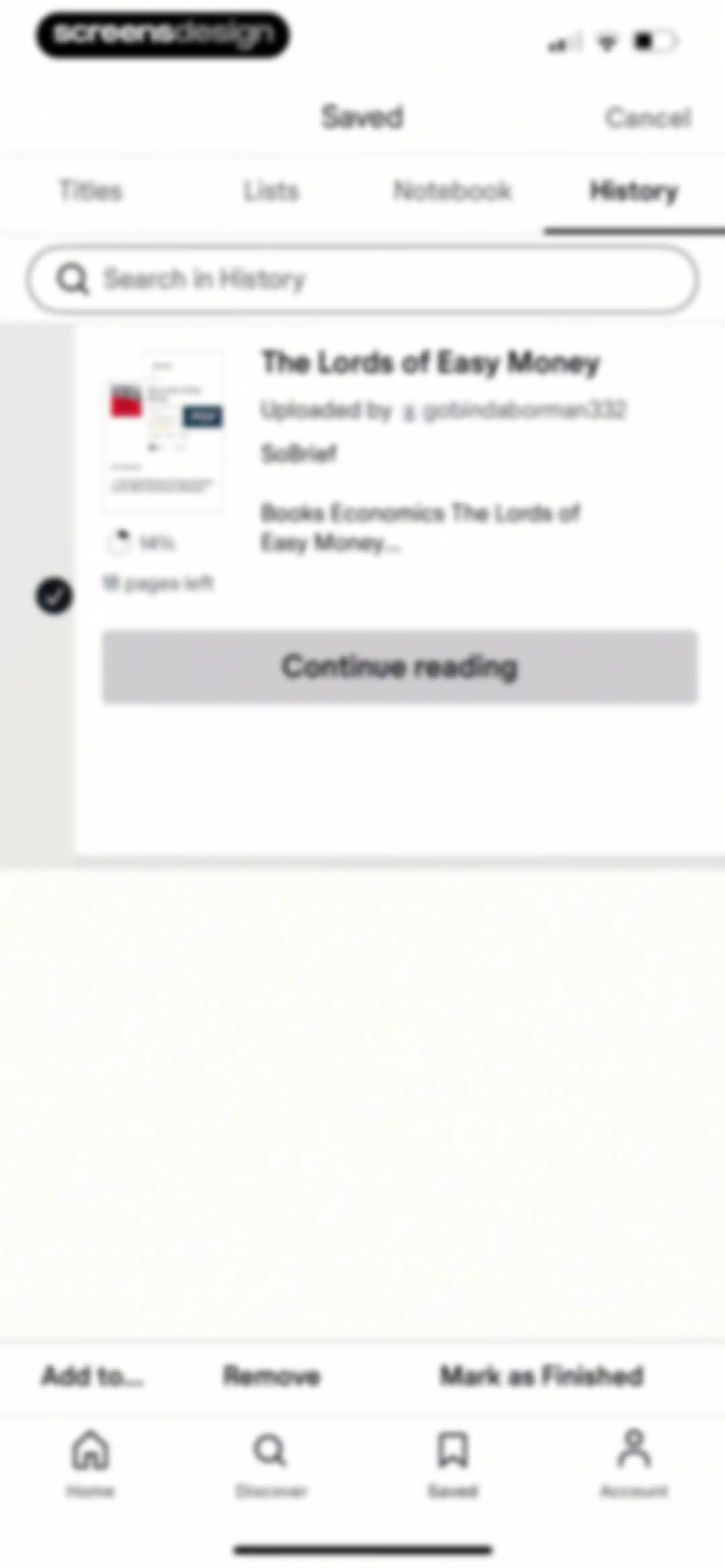 Scribd: 170M+ documents screen 61