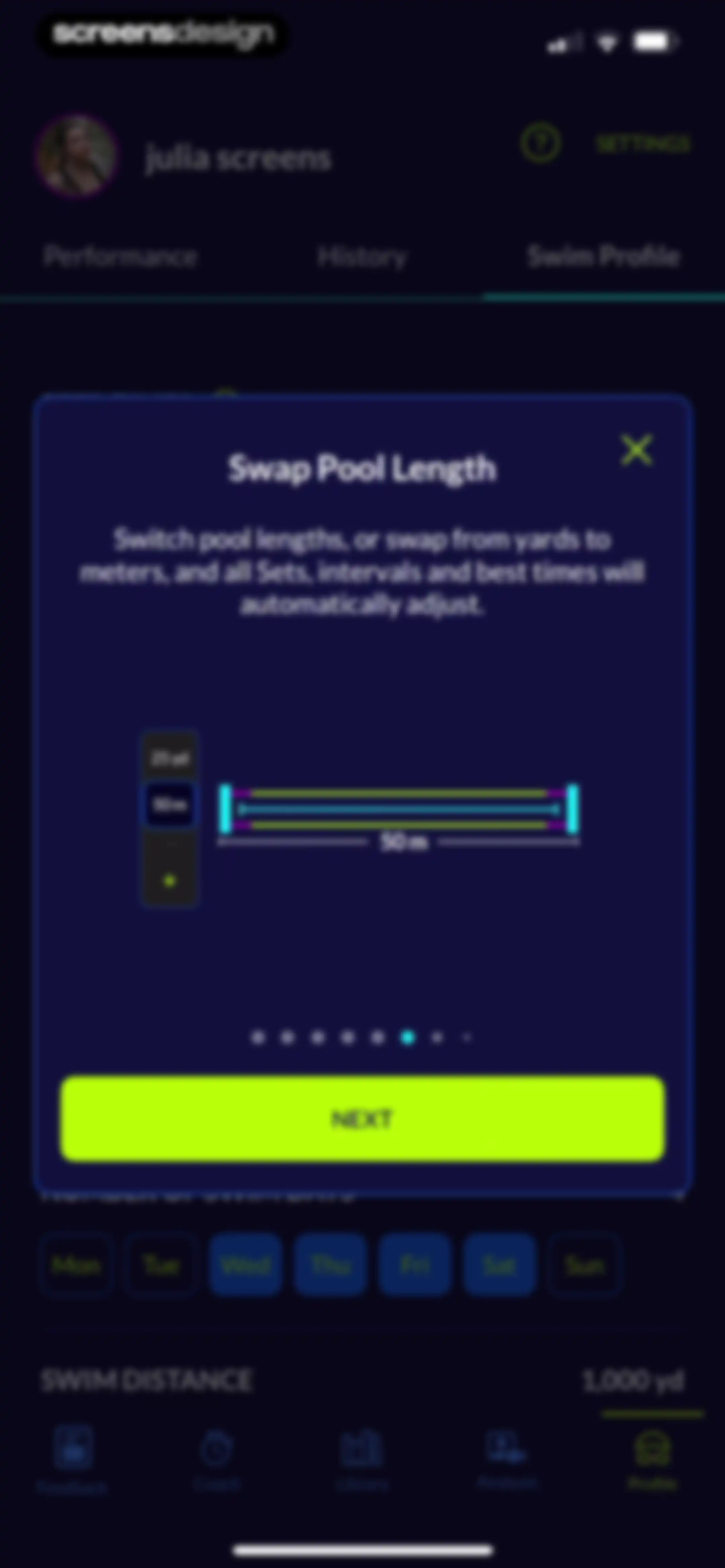 MySwimPro: #1 Swim Workout App screen 186