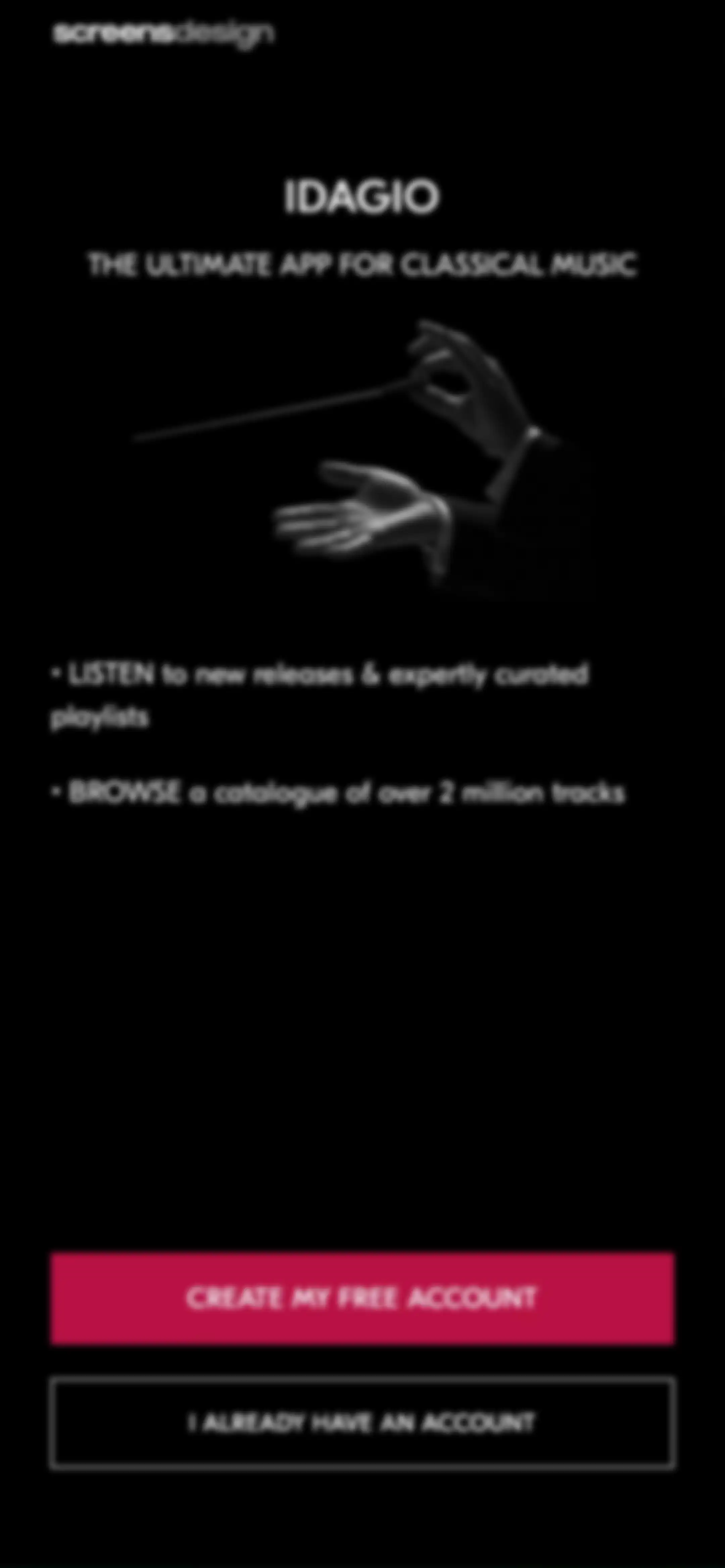 IDAGIO Stream Classical Music screen 2