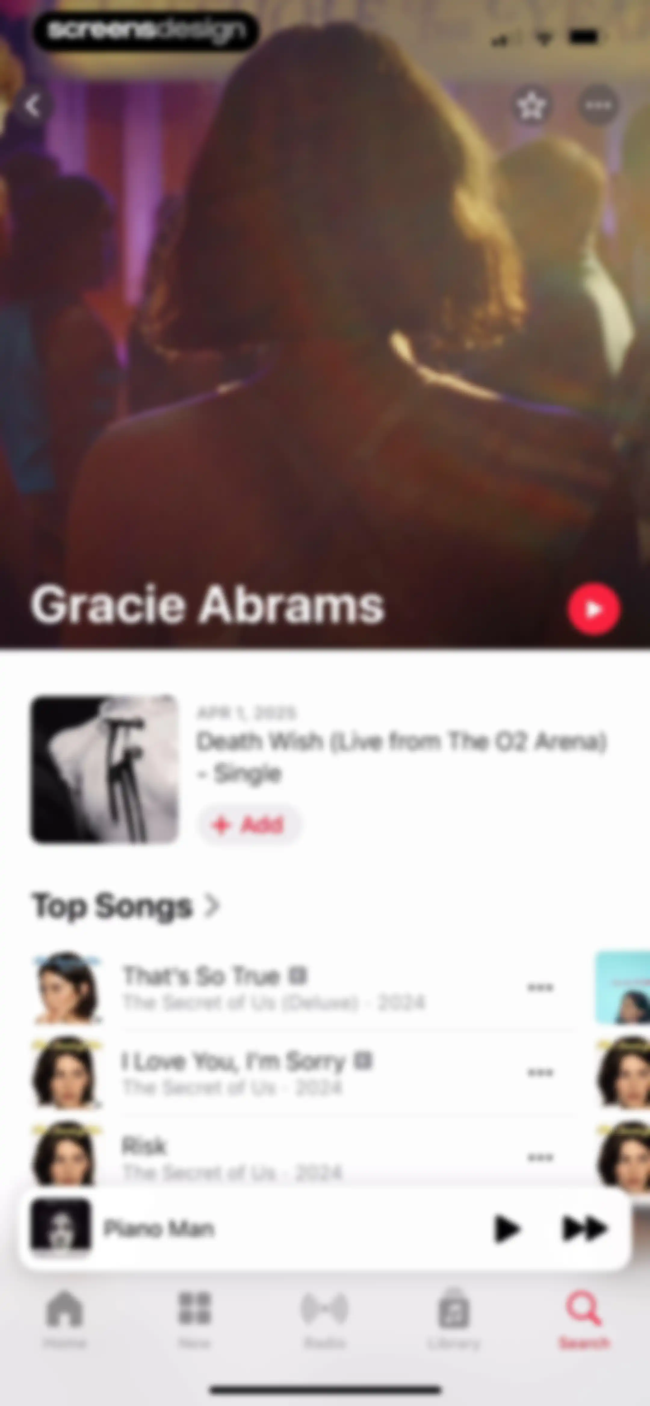Apple Music screen 146