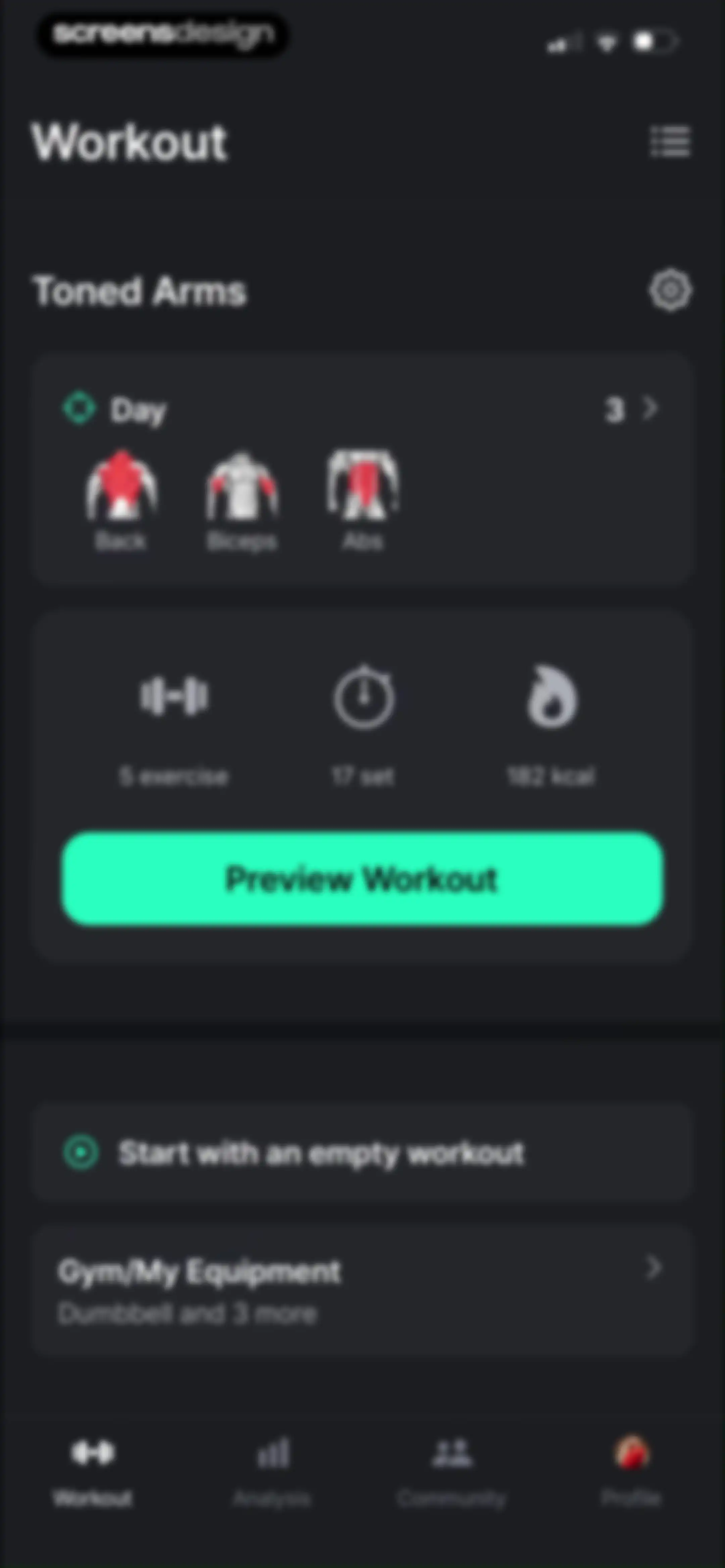 Planfit AI Gym Workout Planner screen 136