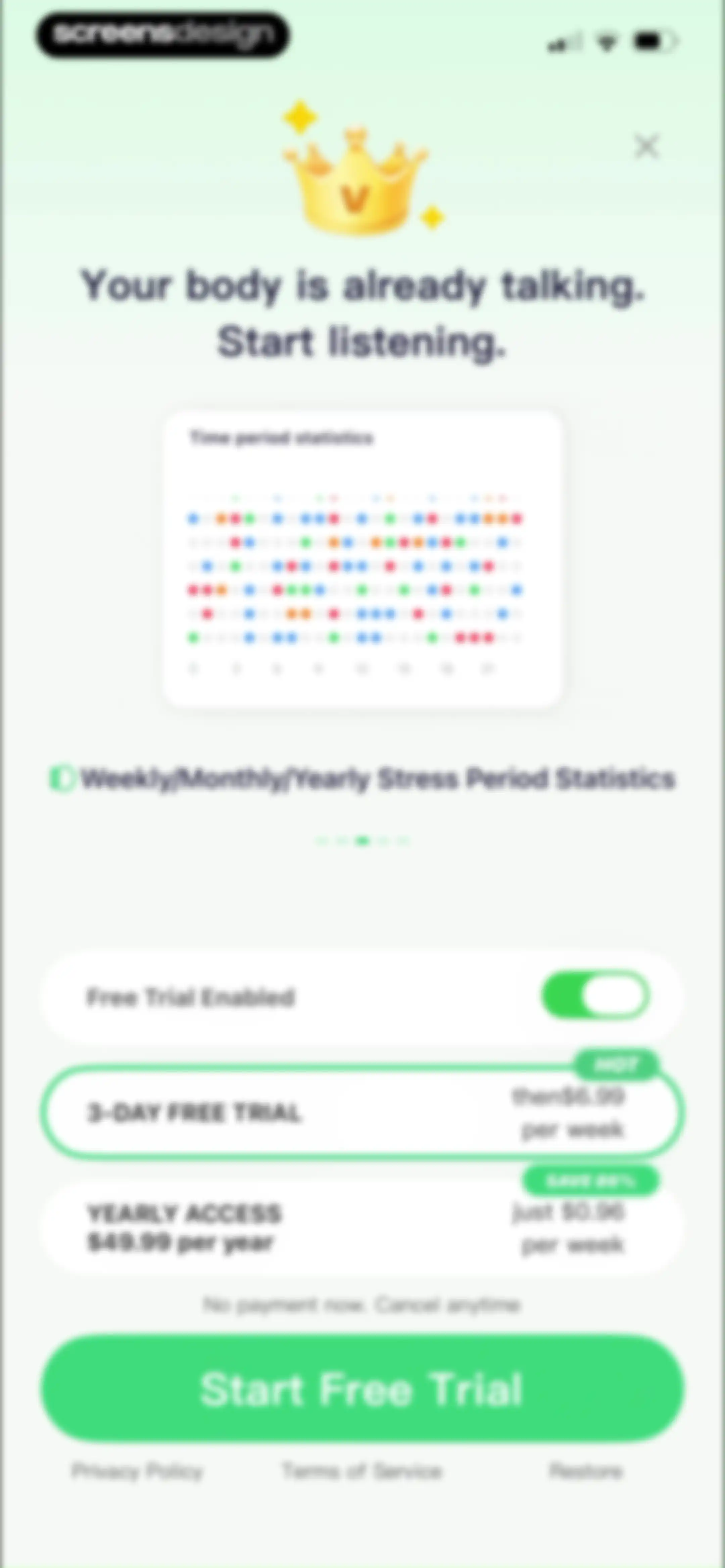 RelaxWatch: Stress&HRV Tracker screen 12