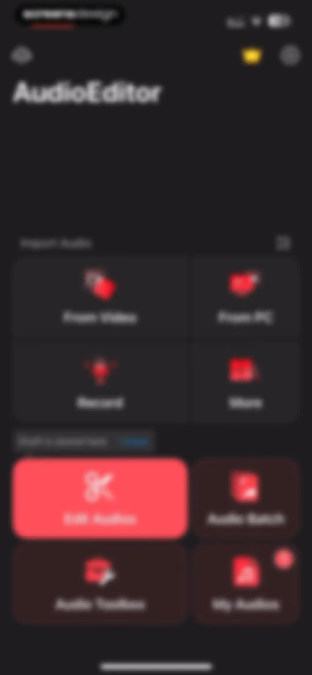 Audio Editor - Music editor screen 38