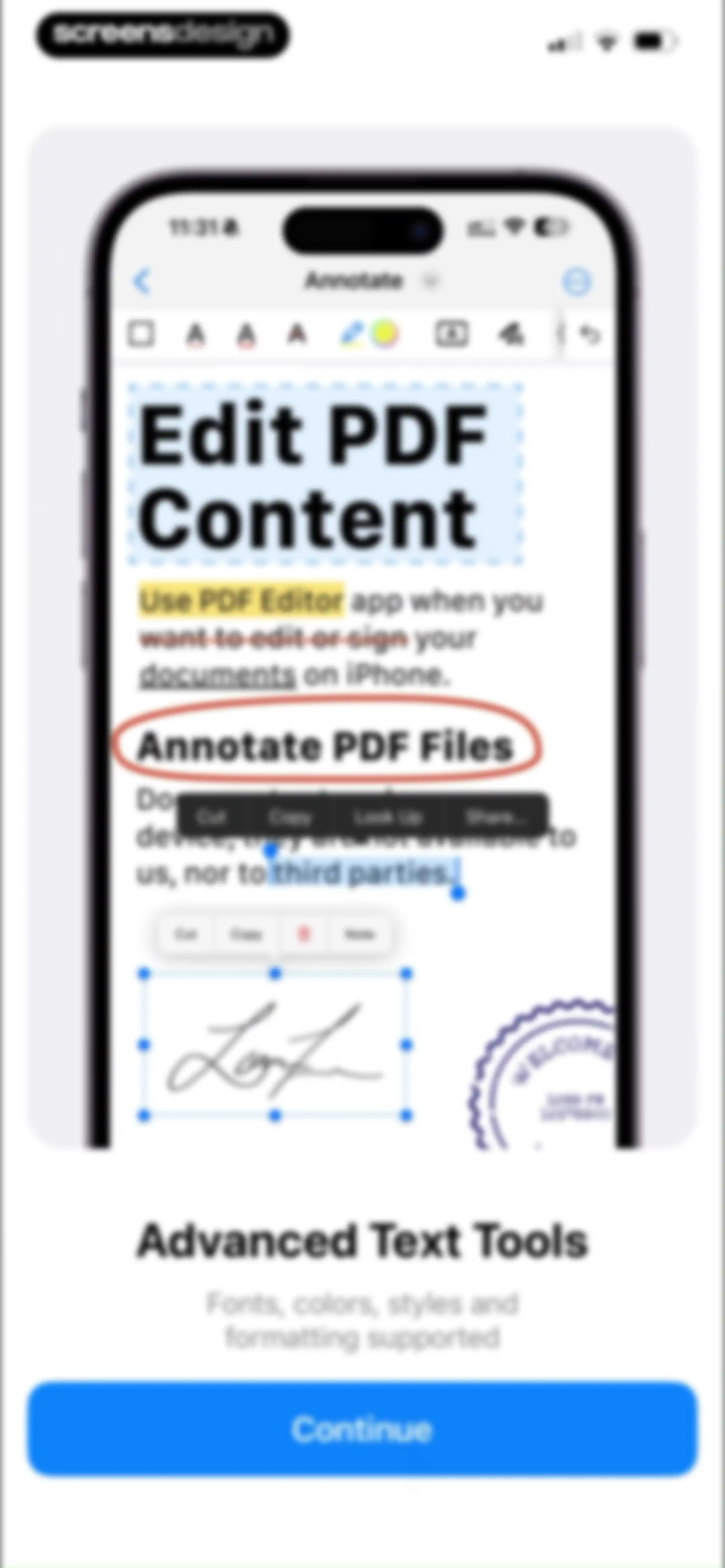 PDF Editor ® screen 6