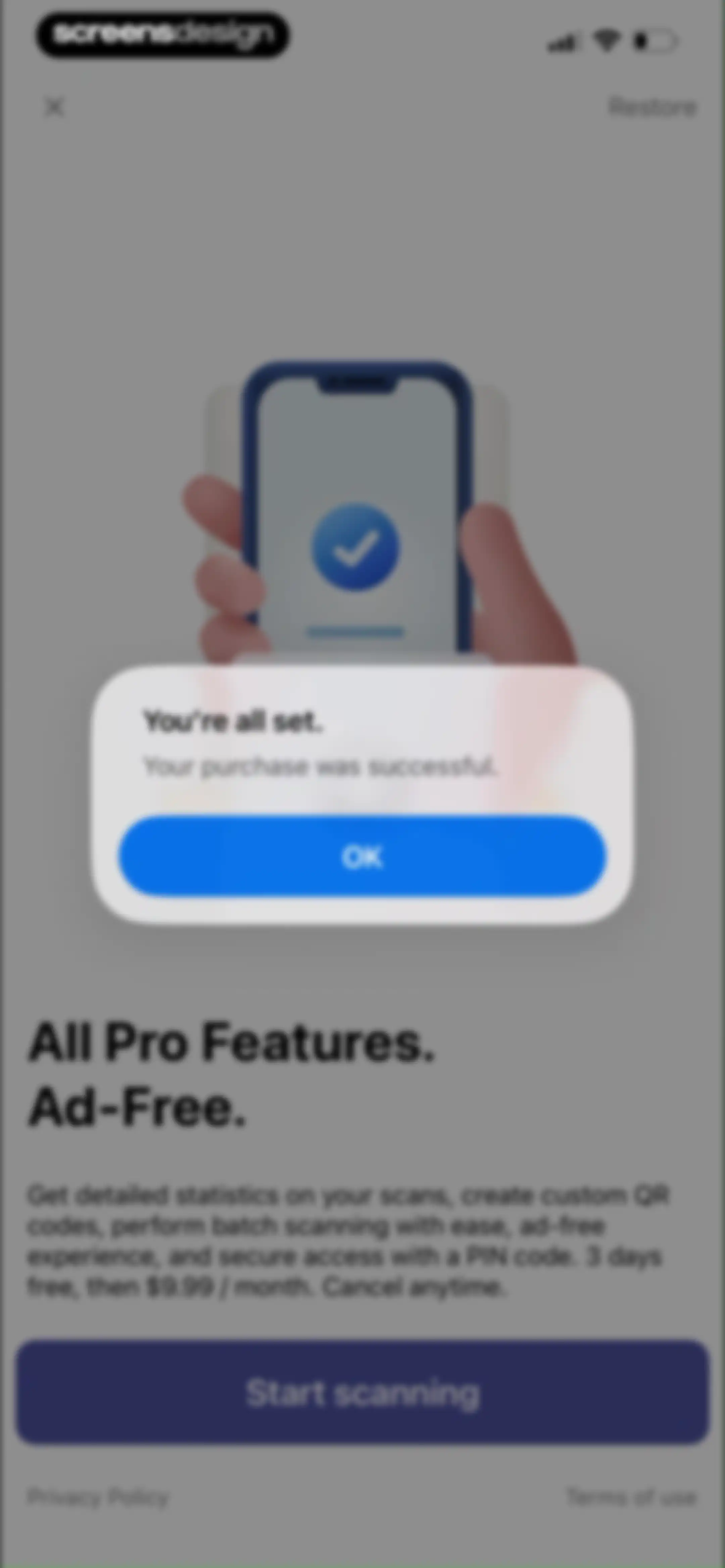 QR Code Reader · screen 4