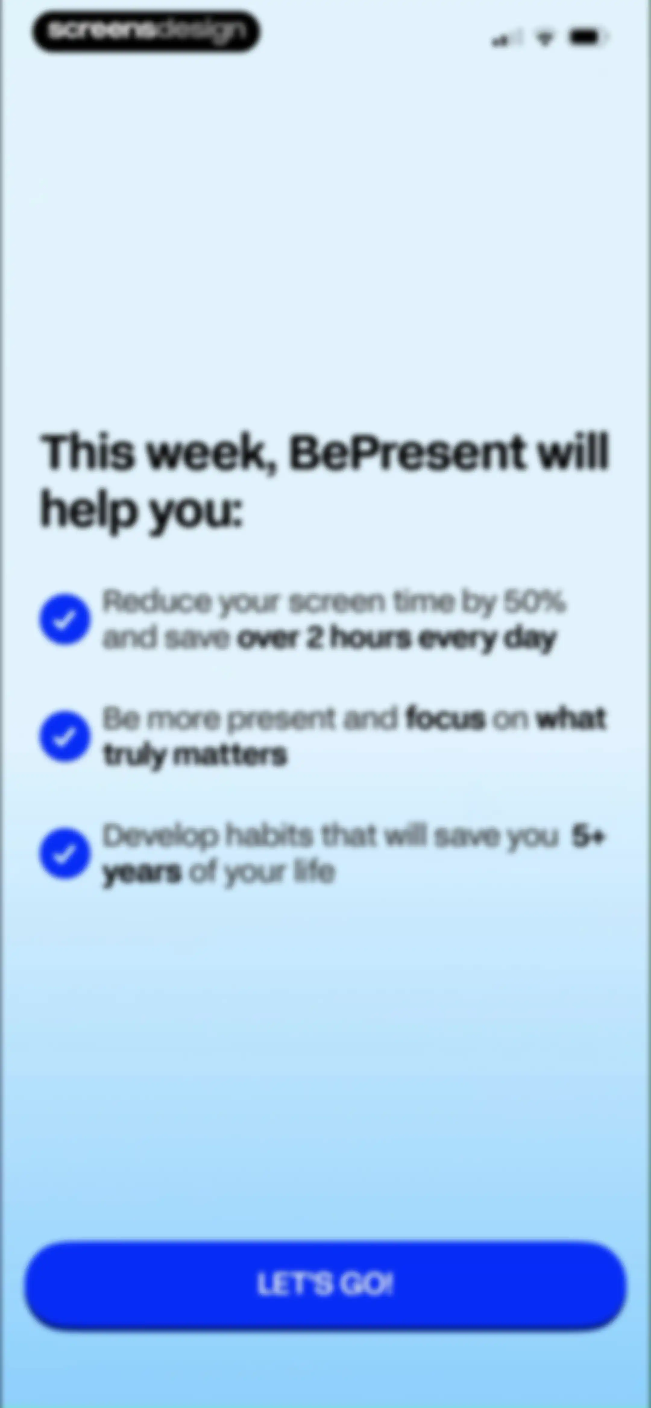 BePresent: Screen Time Control screen 23