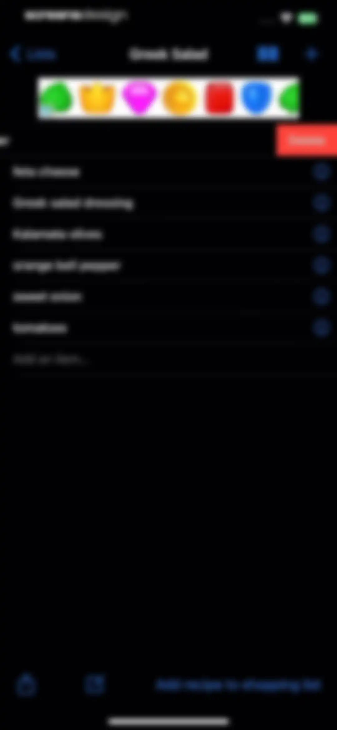 Our Groceries Shopping List screen 21