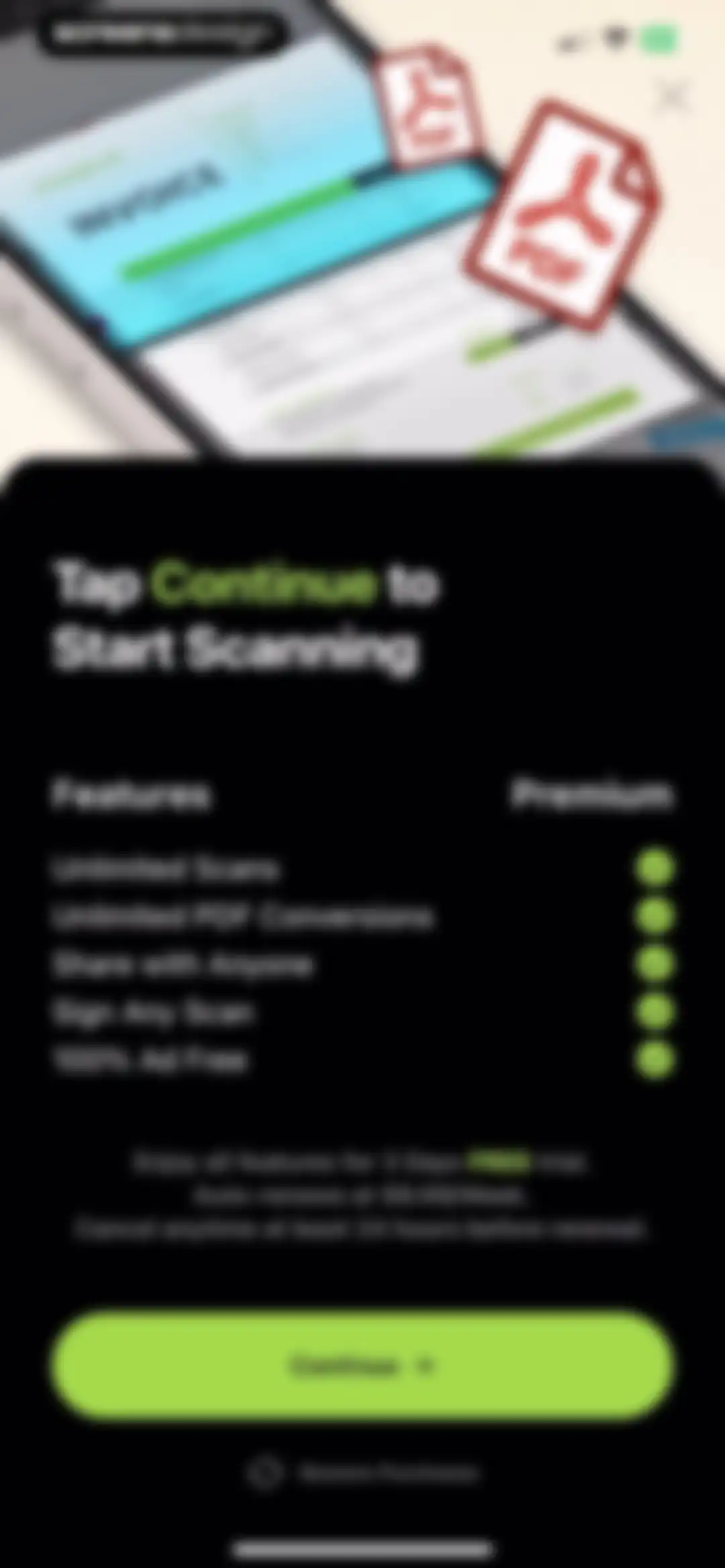 Camera Scanner - PDF screen 3