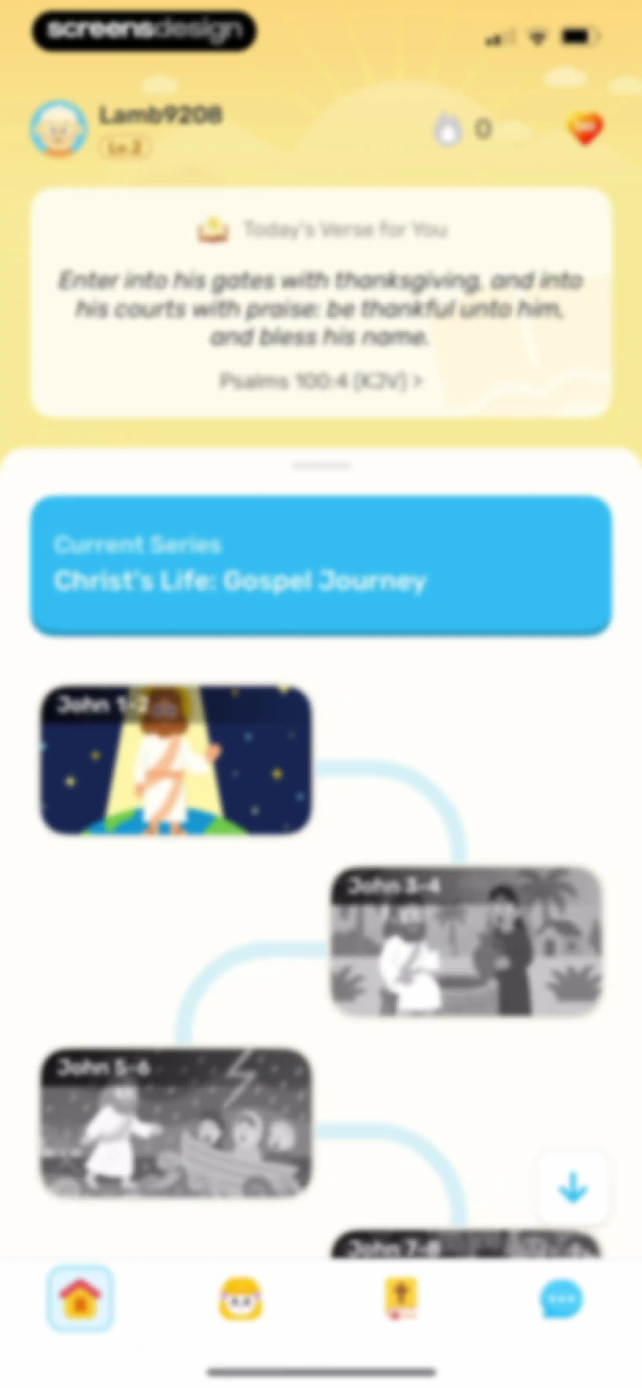 Bible Study - Manna screen 76