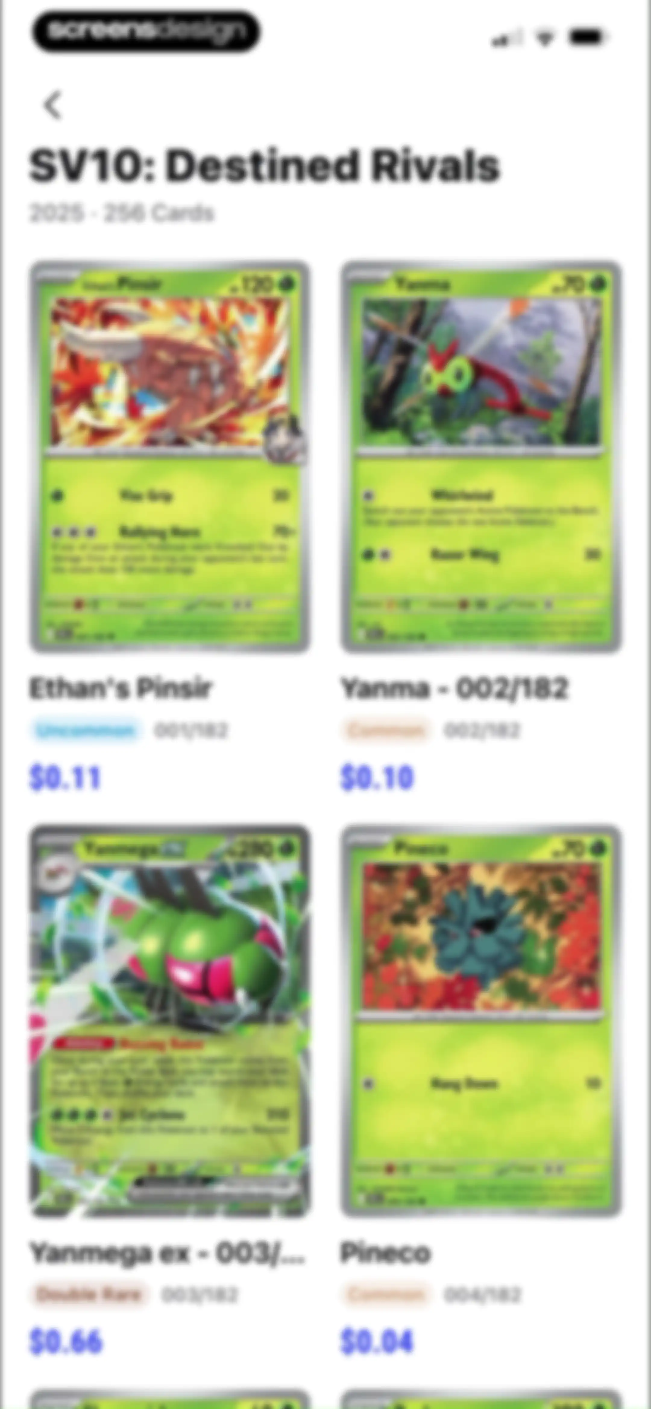 TCG Card Scanner & Value-Foloy screen 33