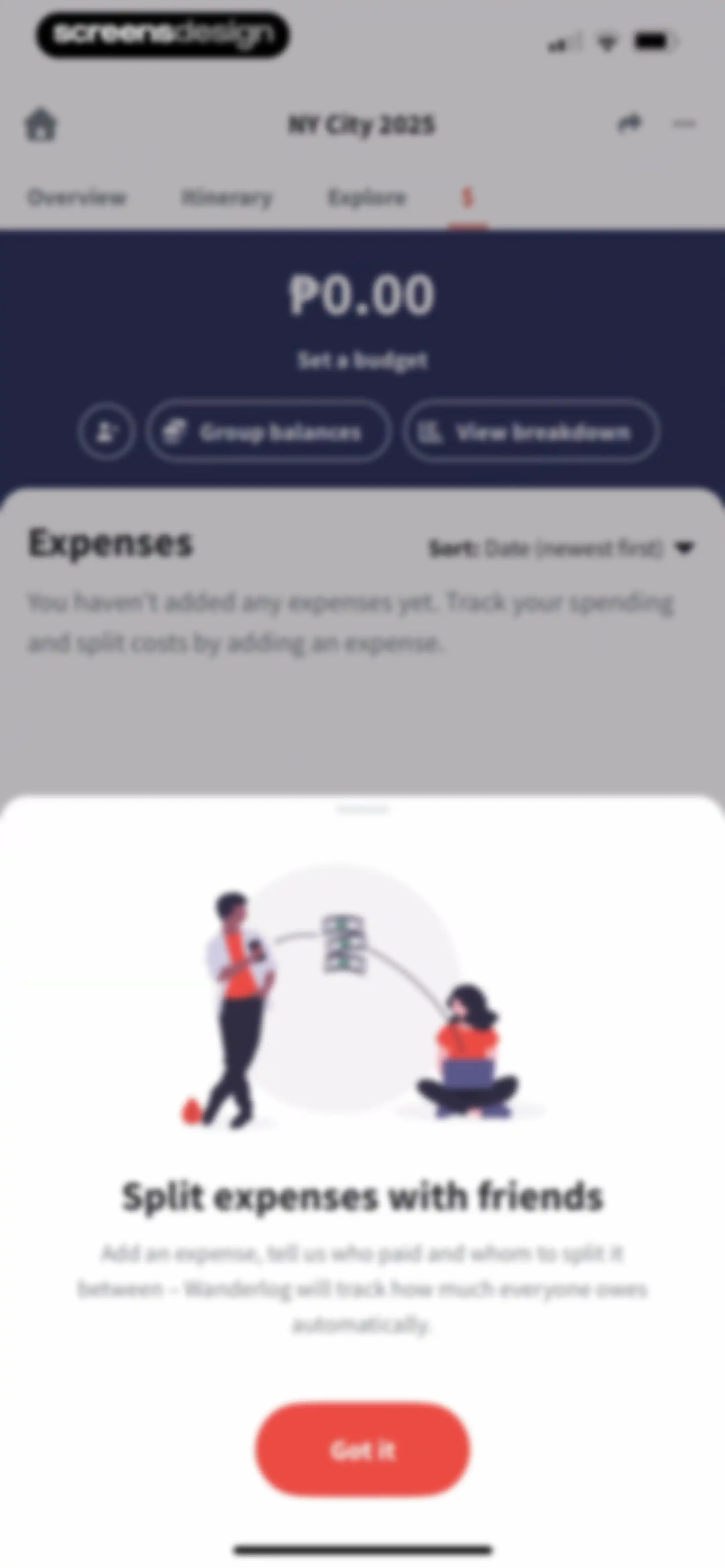 Wanderlog - Travel Planner screen 148