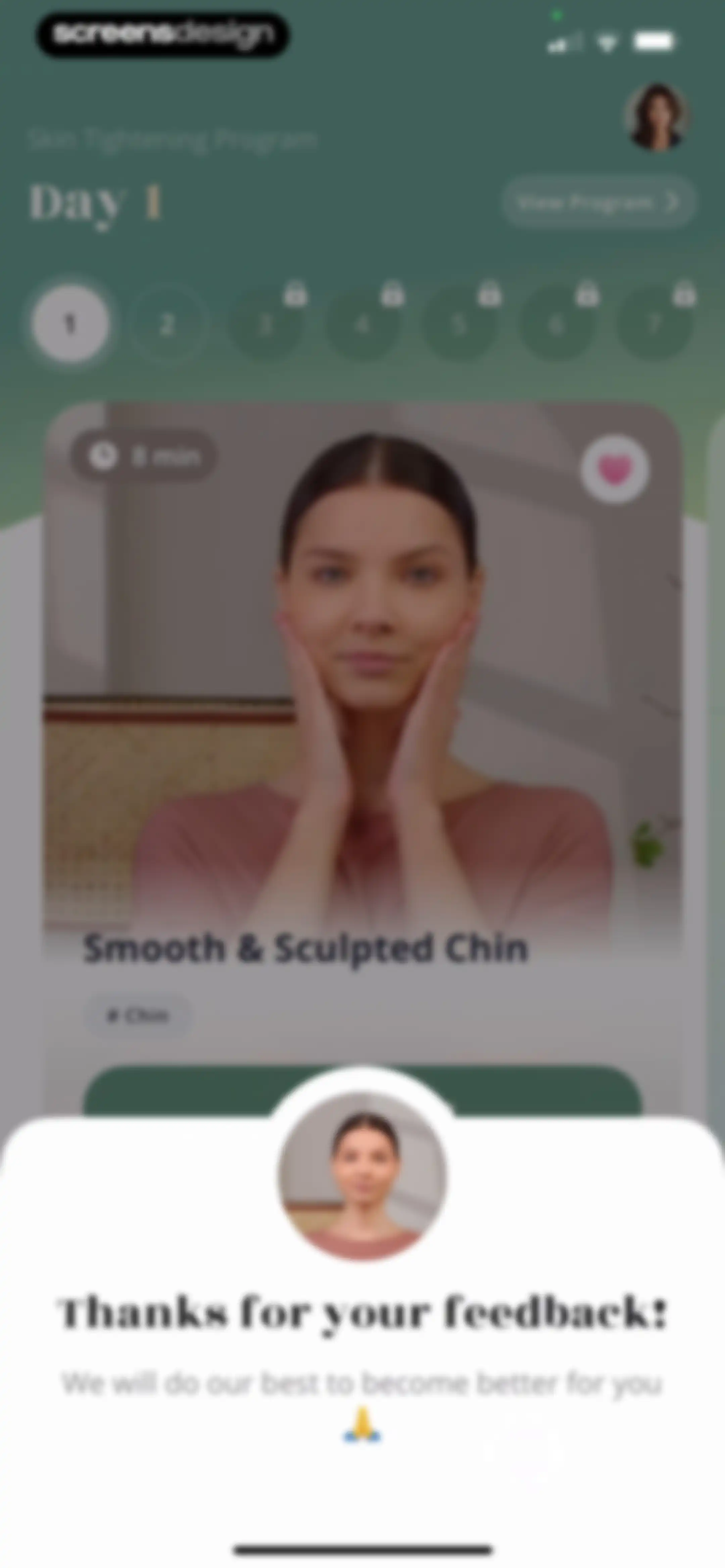 Luvly: Face Yoga Exercises screen 63