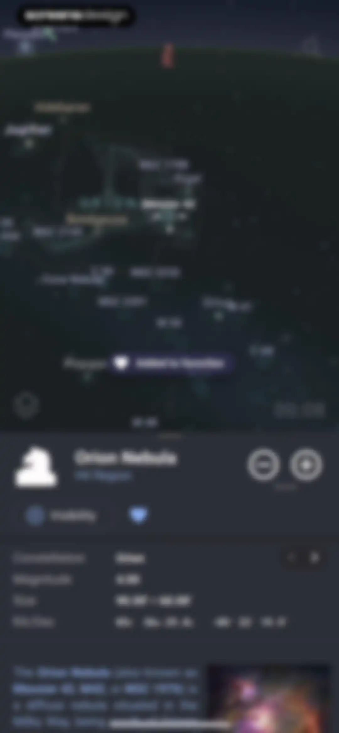 Stellarium Mobile - Star Map screen 19
