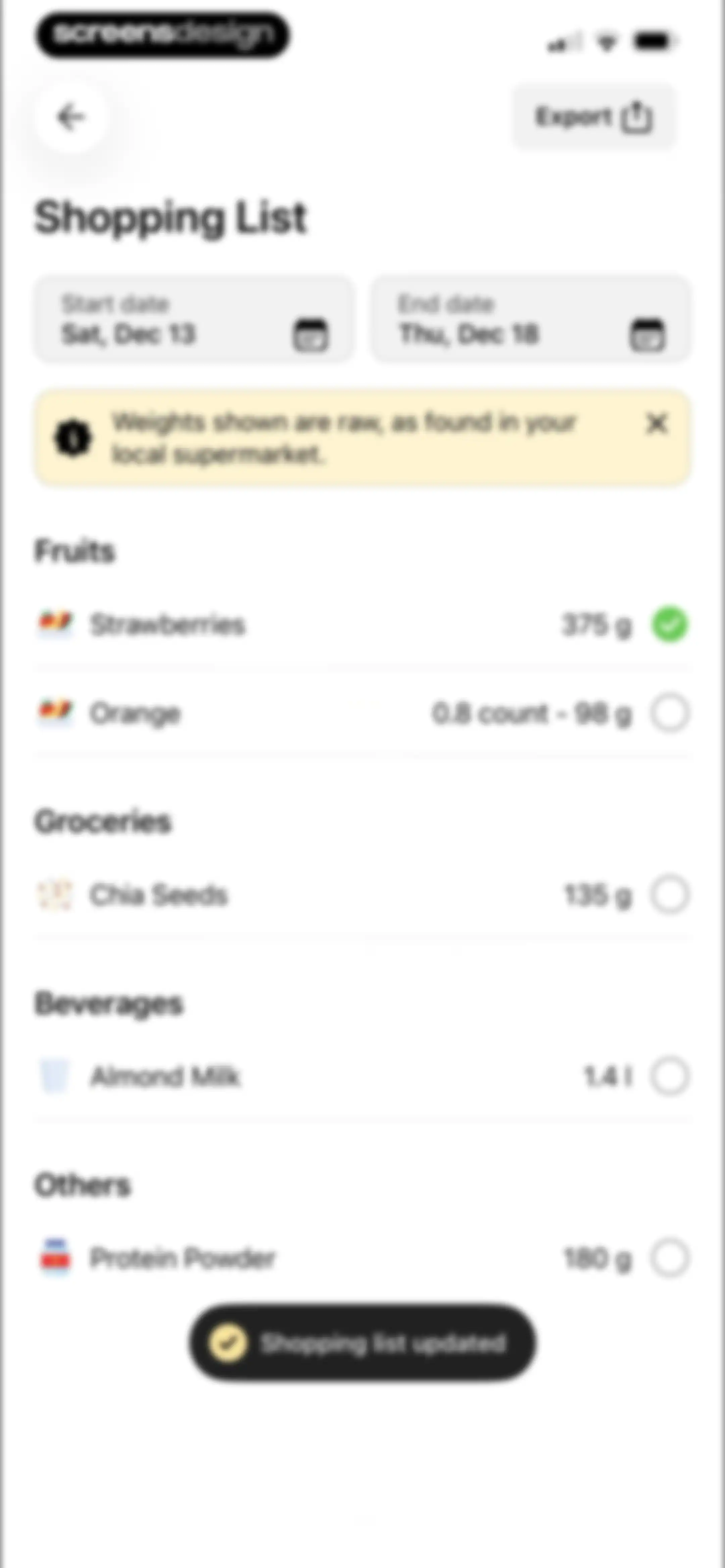Fitia: Calorie Counter & Diet screen 100