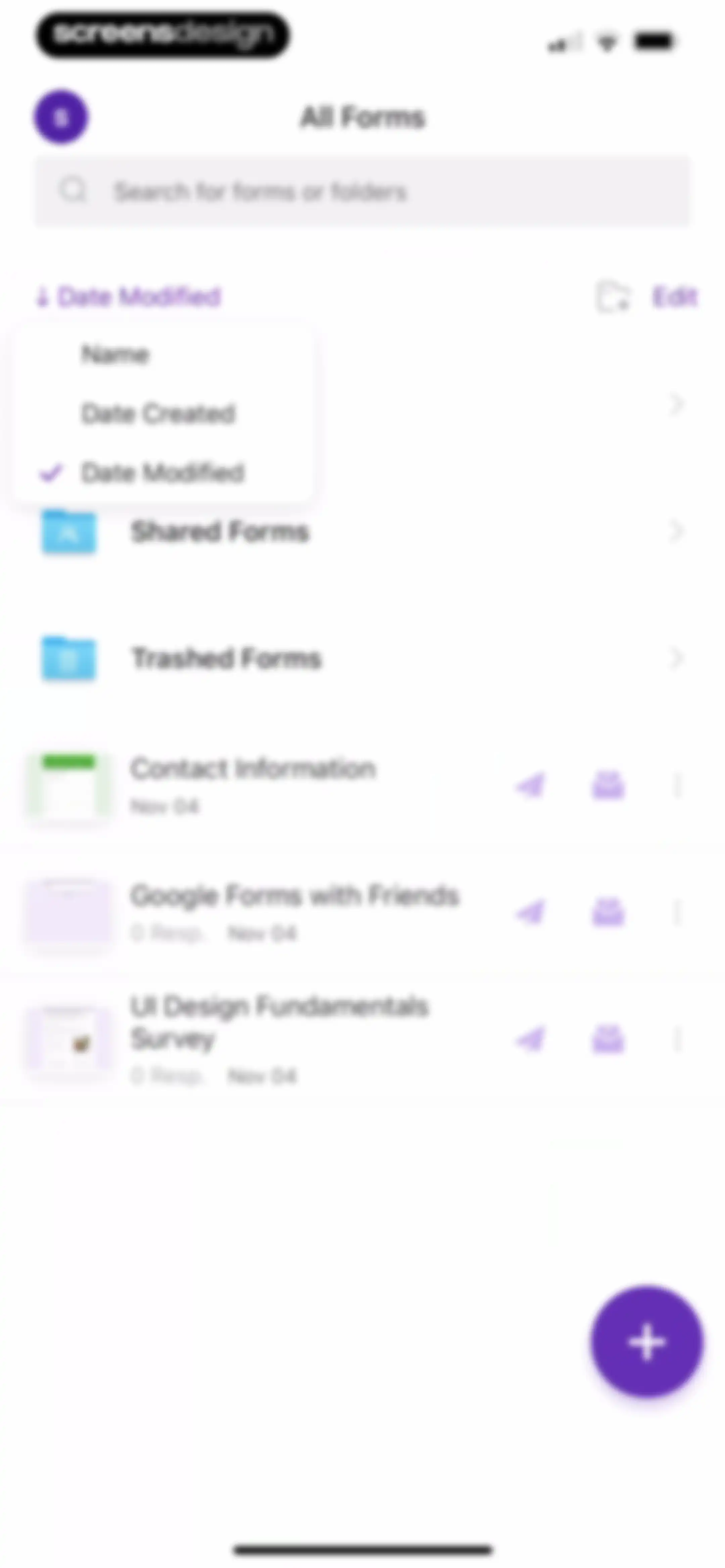 Forms for Google Docs screen 98