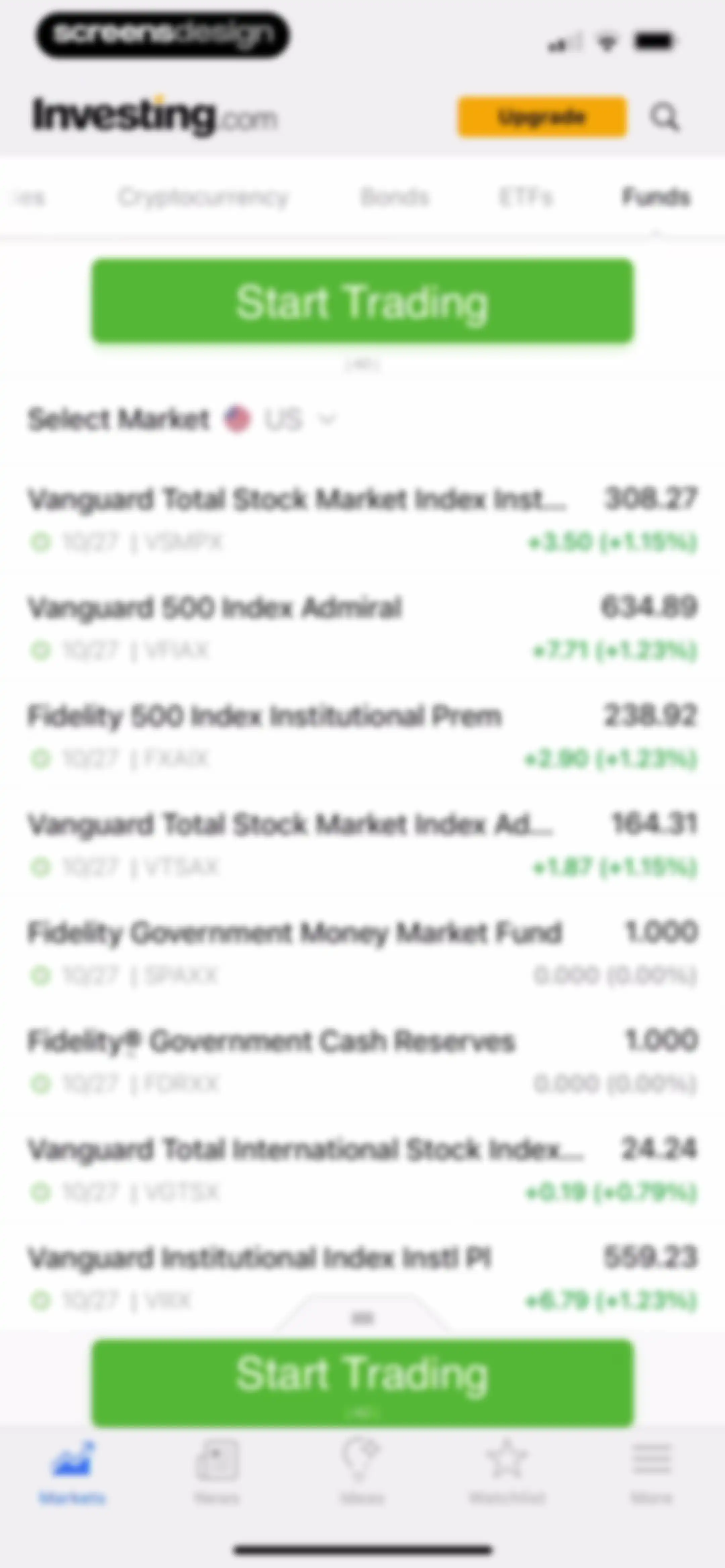 Investing.com: Stock Market screen 55