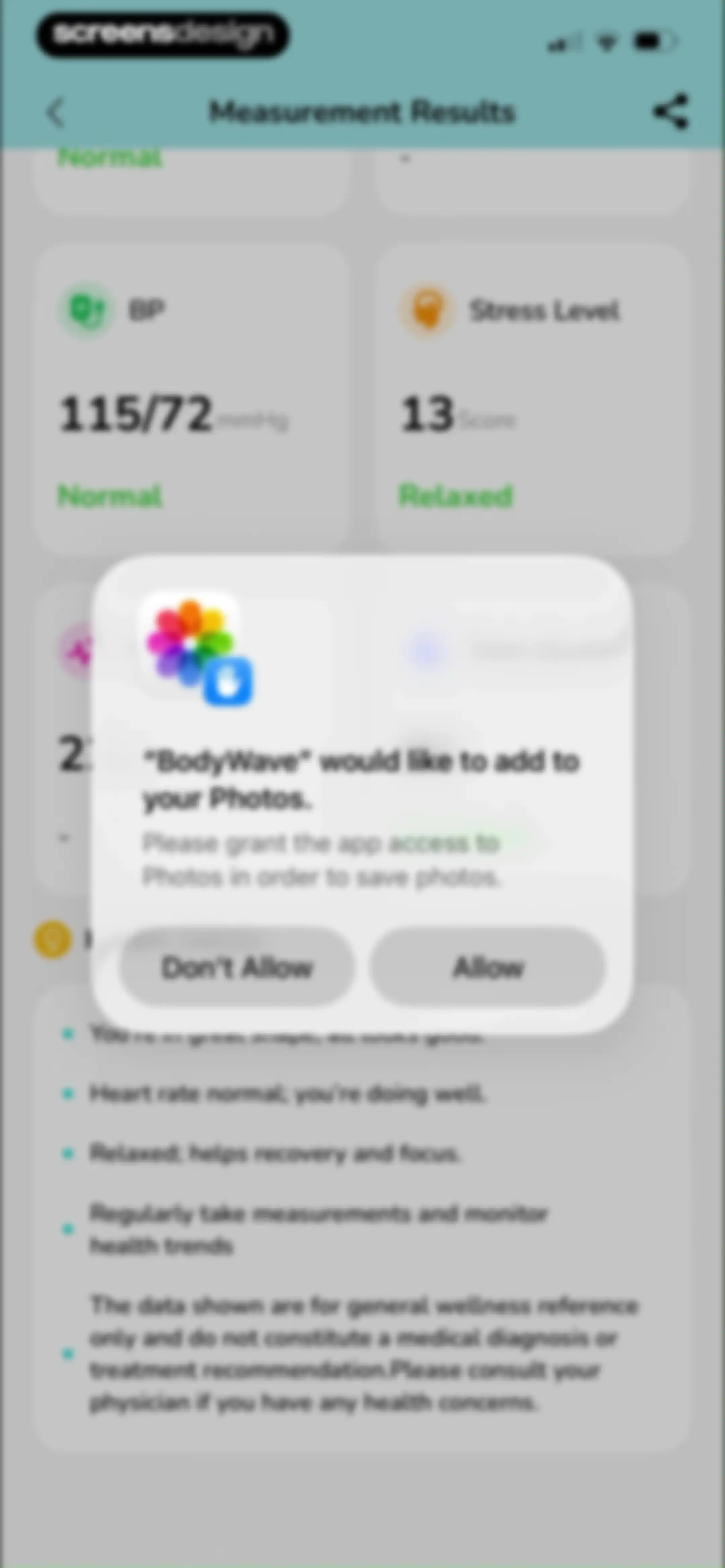 BodyWave: Health Tracker screen 72