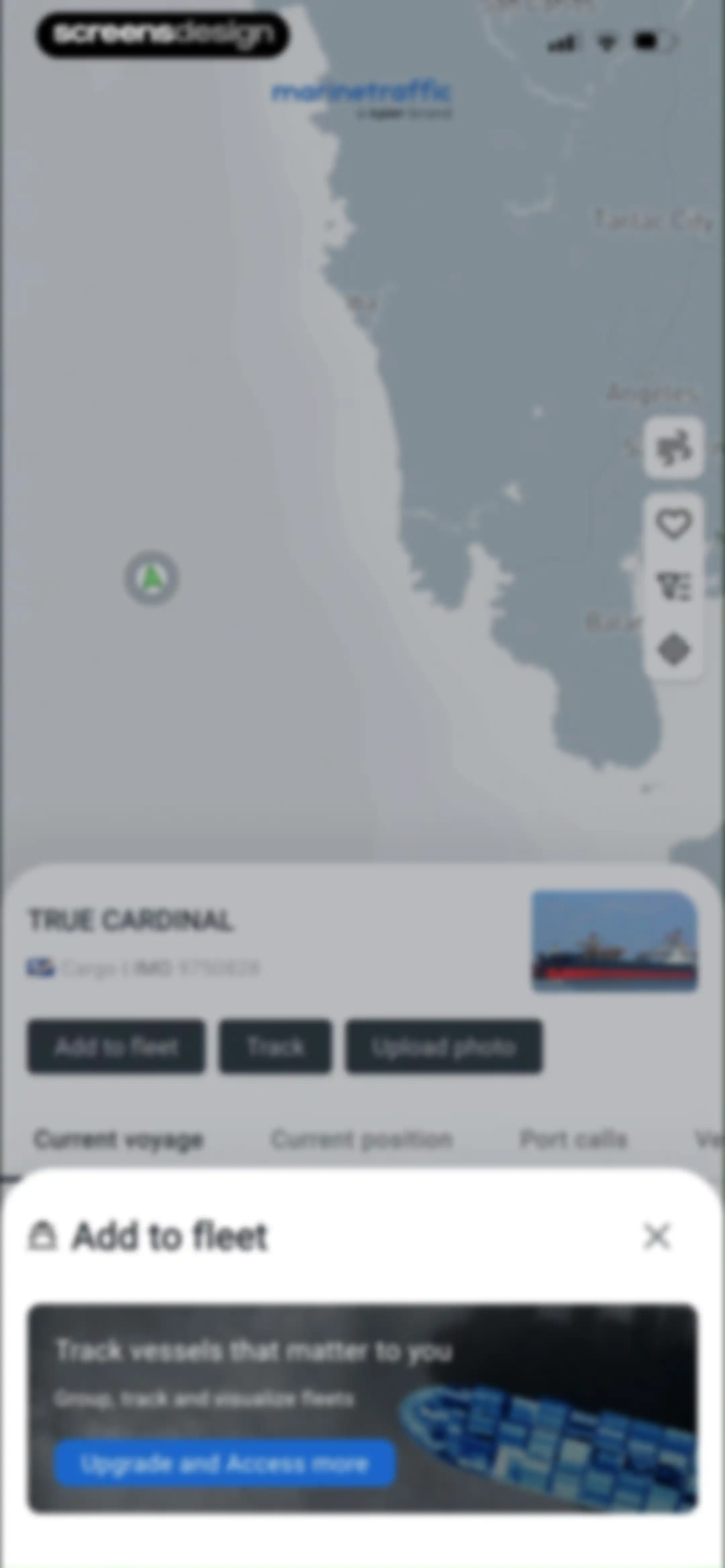 MarineTraffic - Ship Tracking screen 20