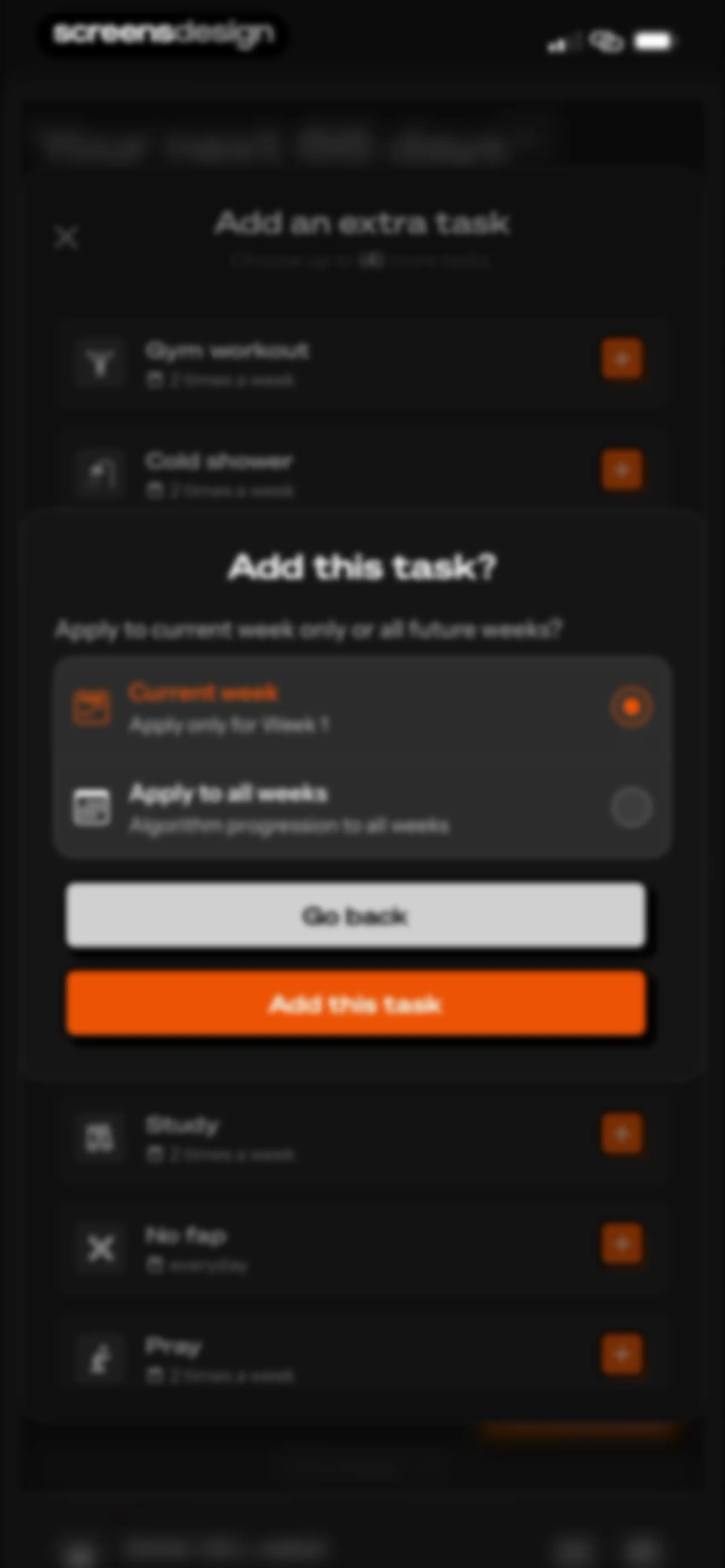 Life Reset: 66 Day Habit screen 77