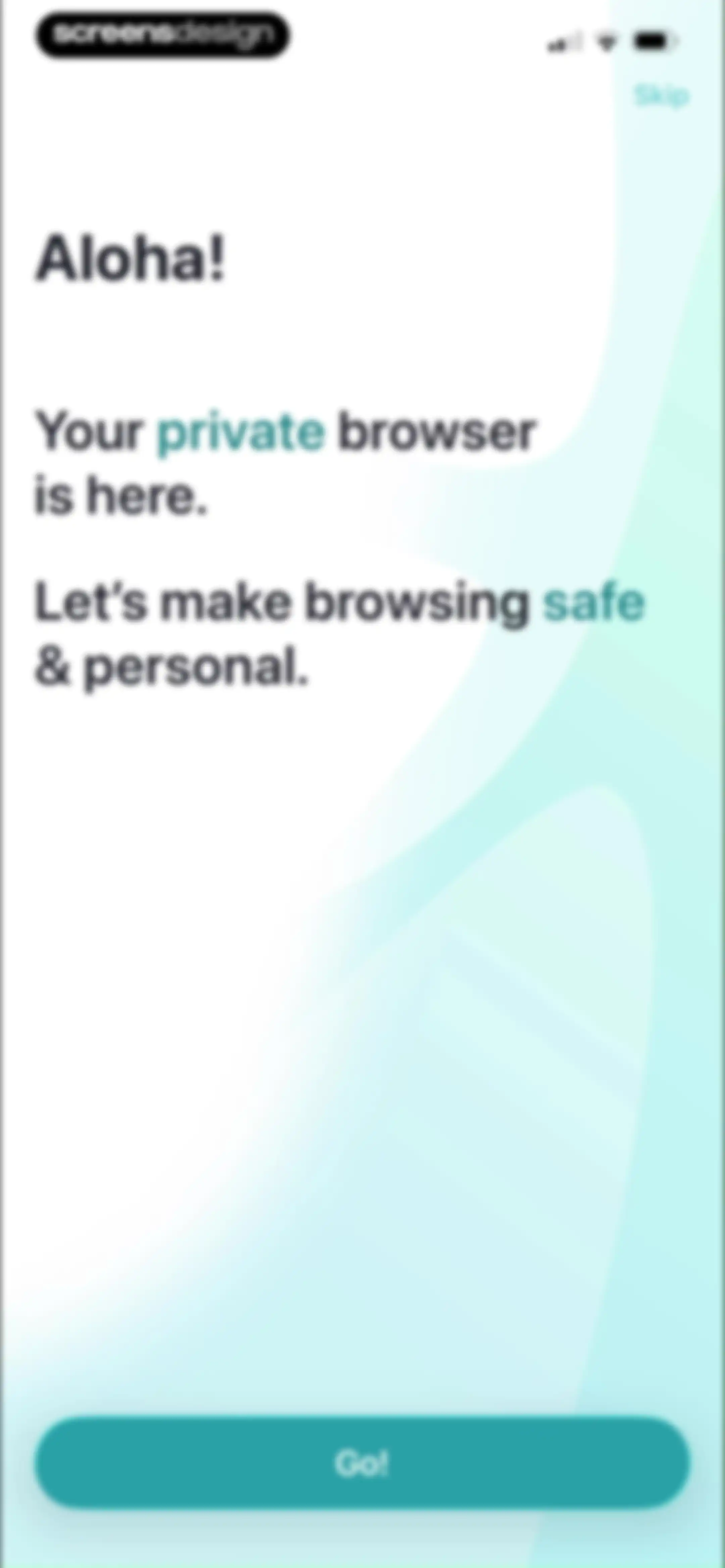 Aloha Browser – Private VPN screen 2