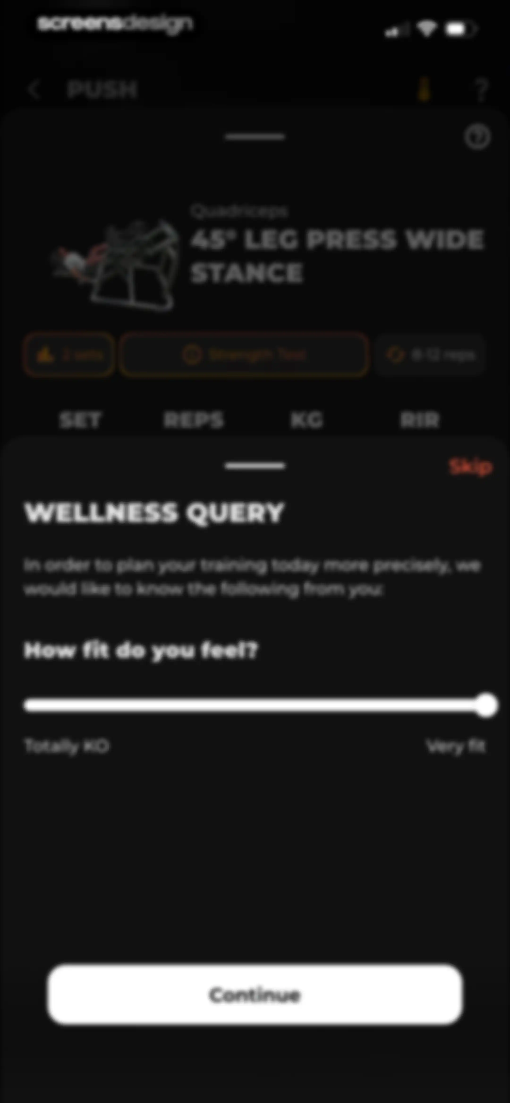 MCI - Personal Training AI screen 87