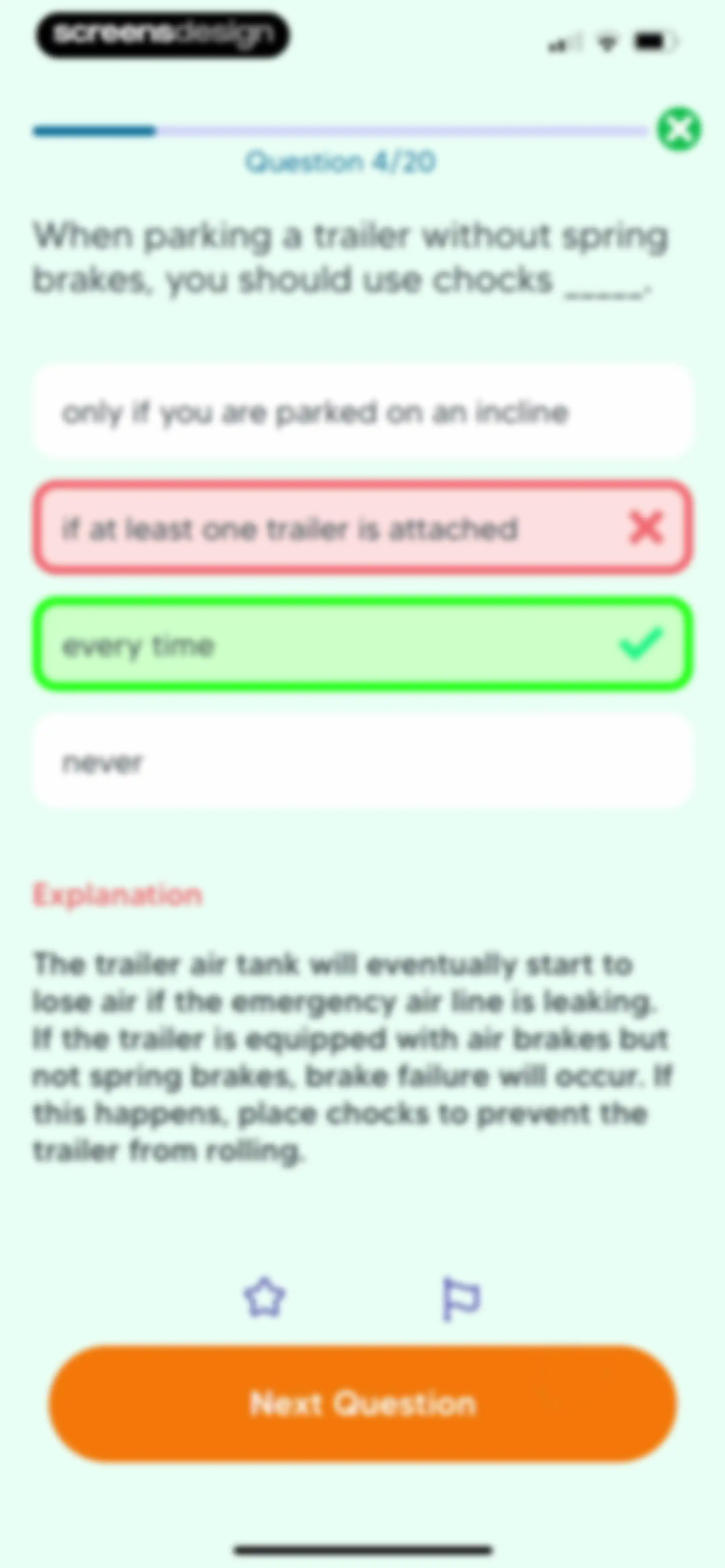 CDL Prep Practice Test: 2026 screen 38
