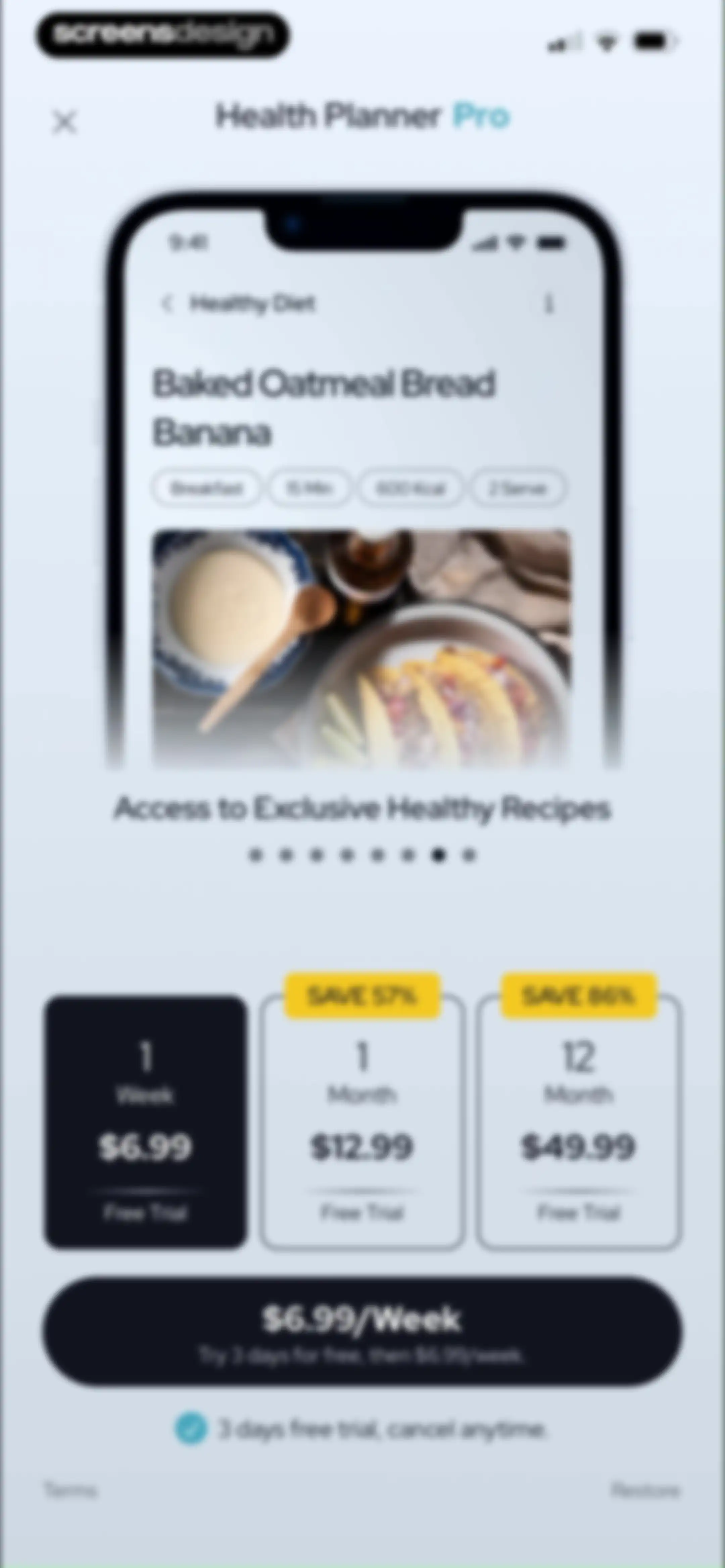 Health Planner & Tracker screen 119