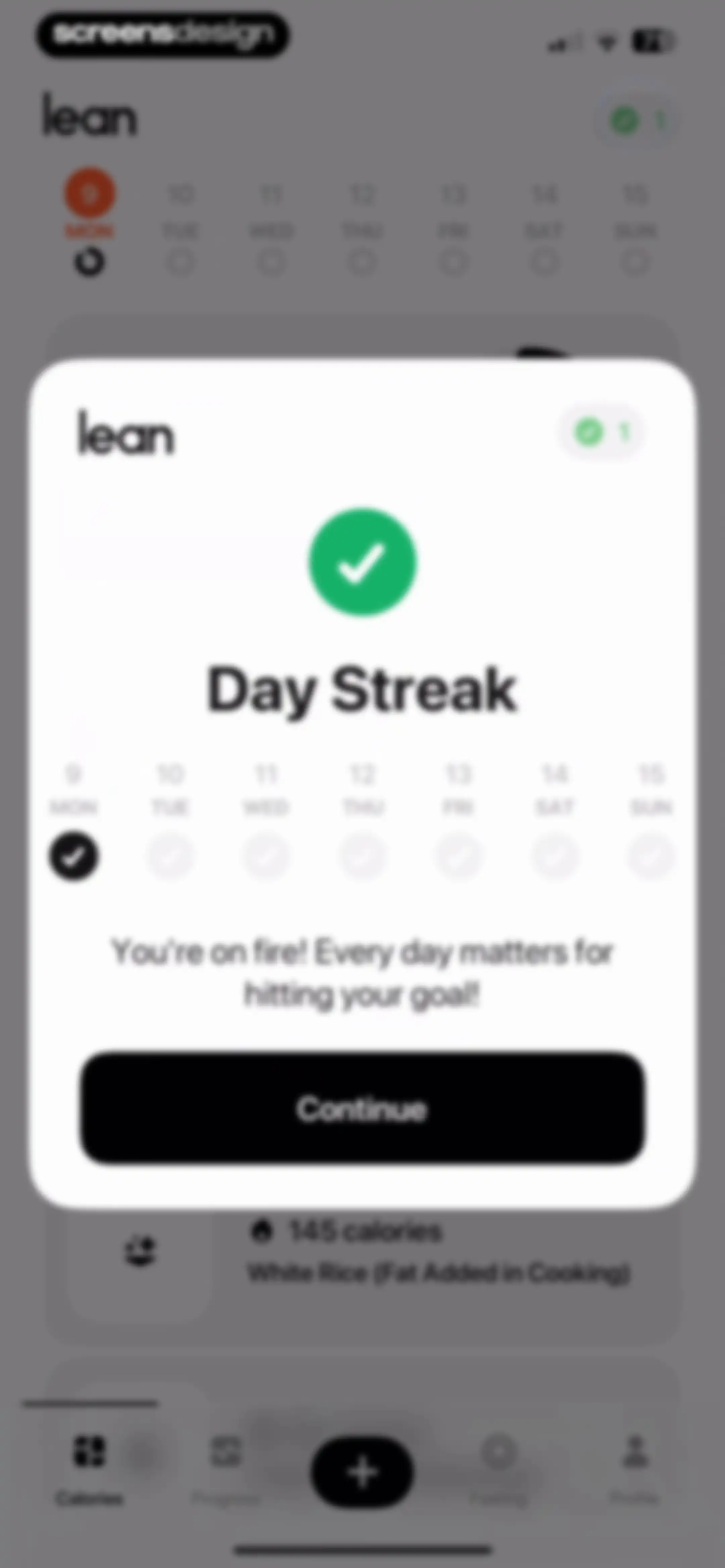 Lean: AI Macro Tracker screen 52